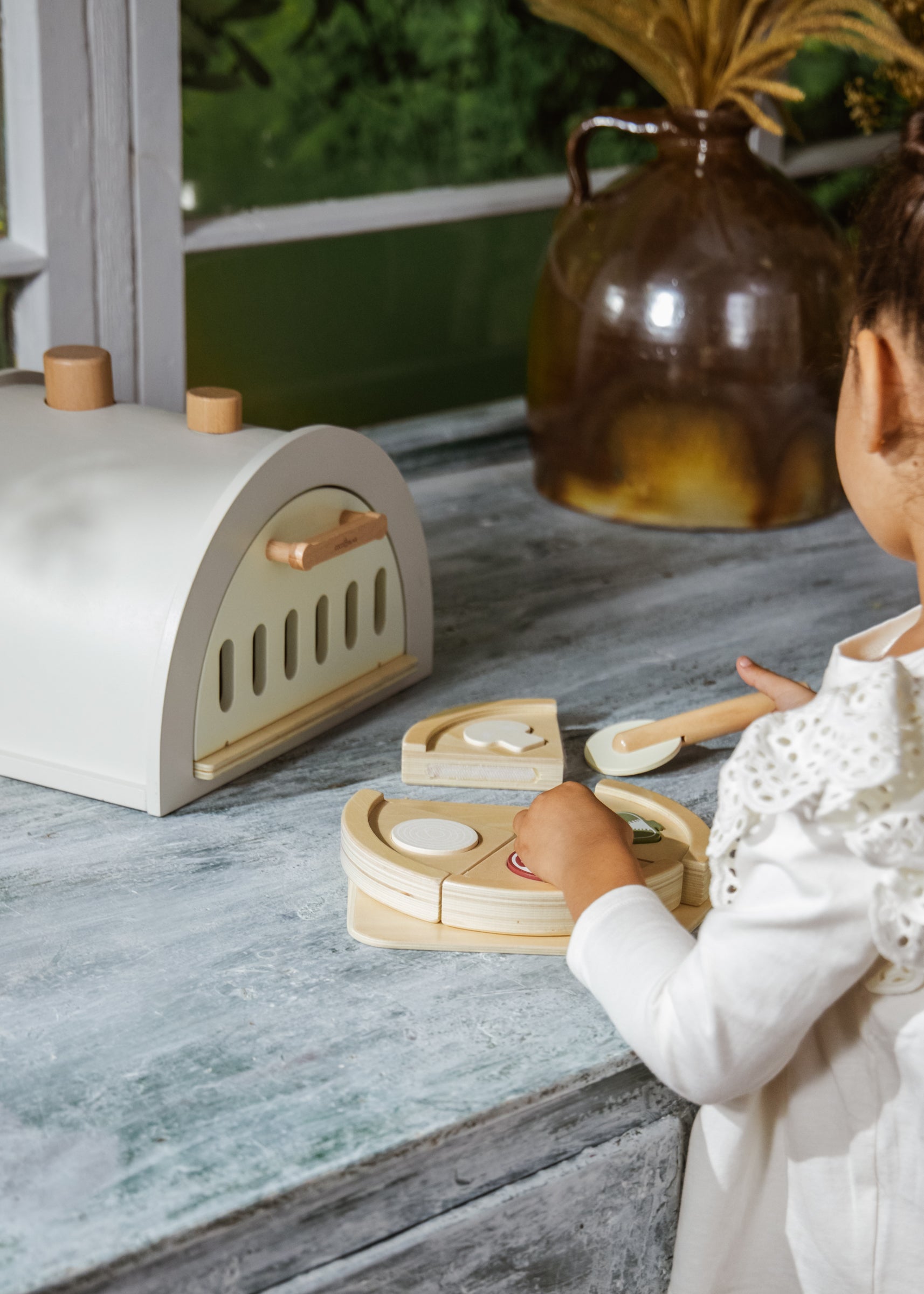 Image of Four à pizza en bois & accessoires