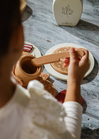 Ensemble de jeu de brunch en bois