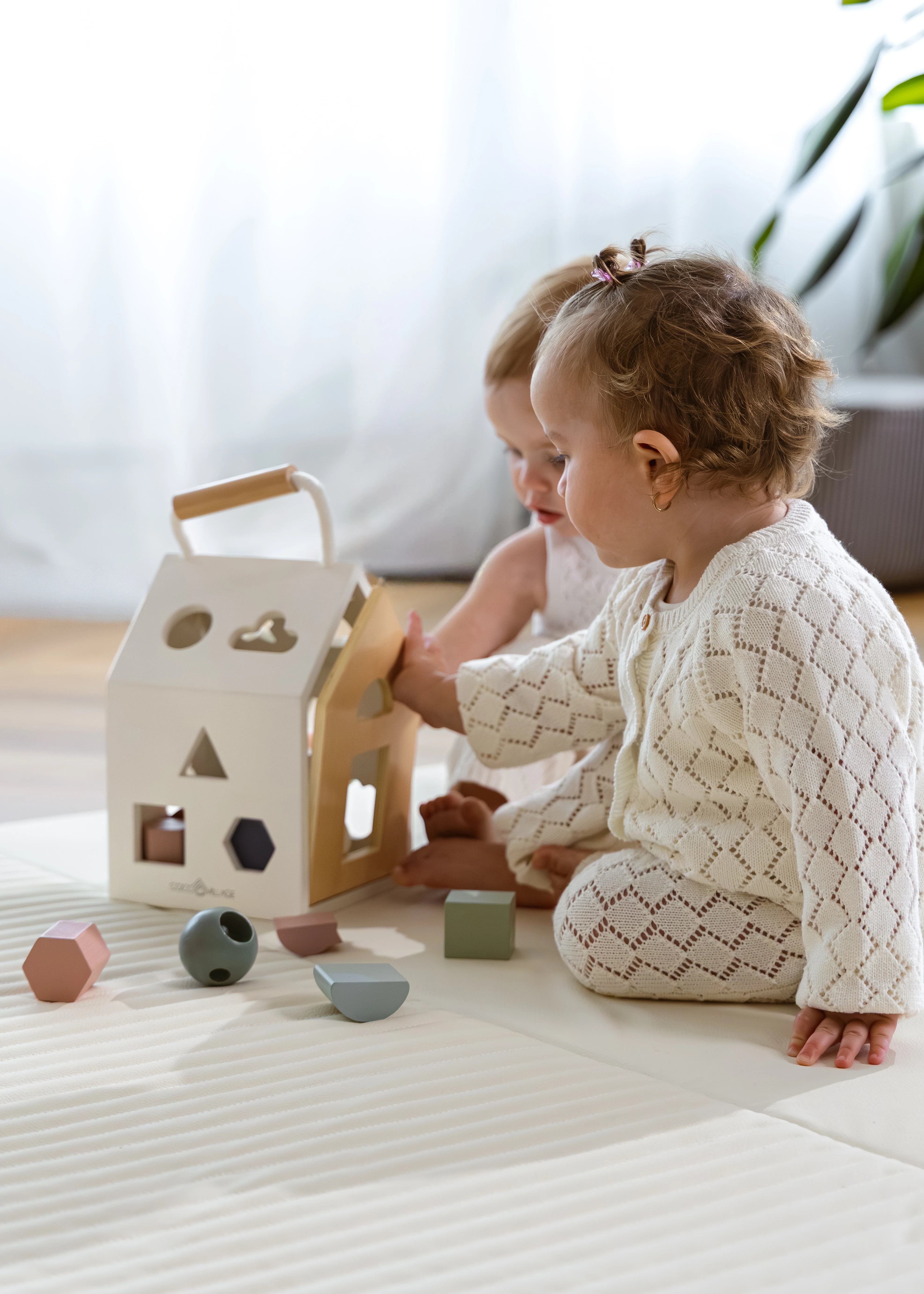 Image of Wooden Shapes Sorting House