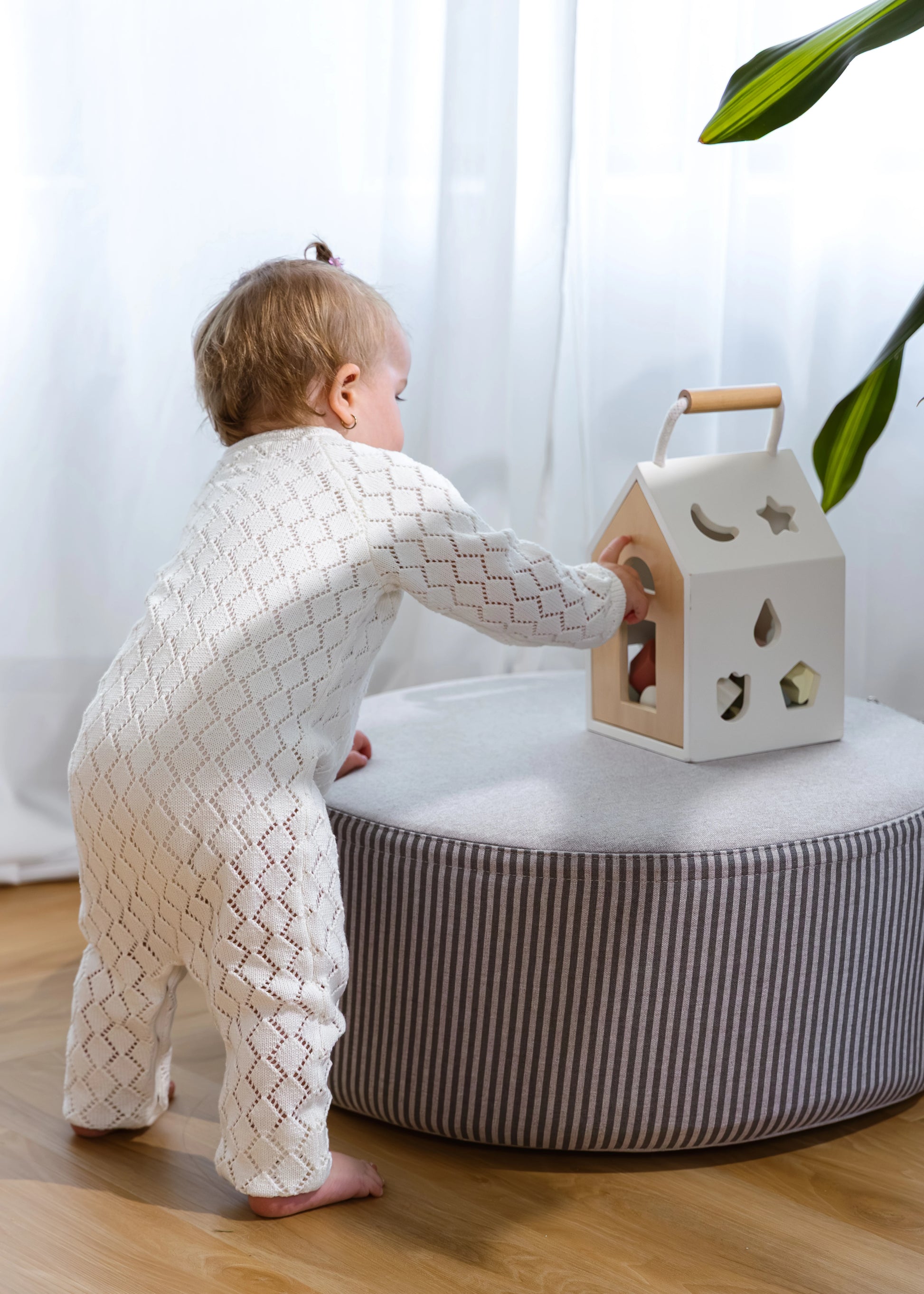 Wooden Shapes Sorting House