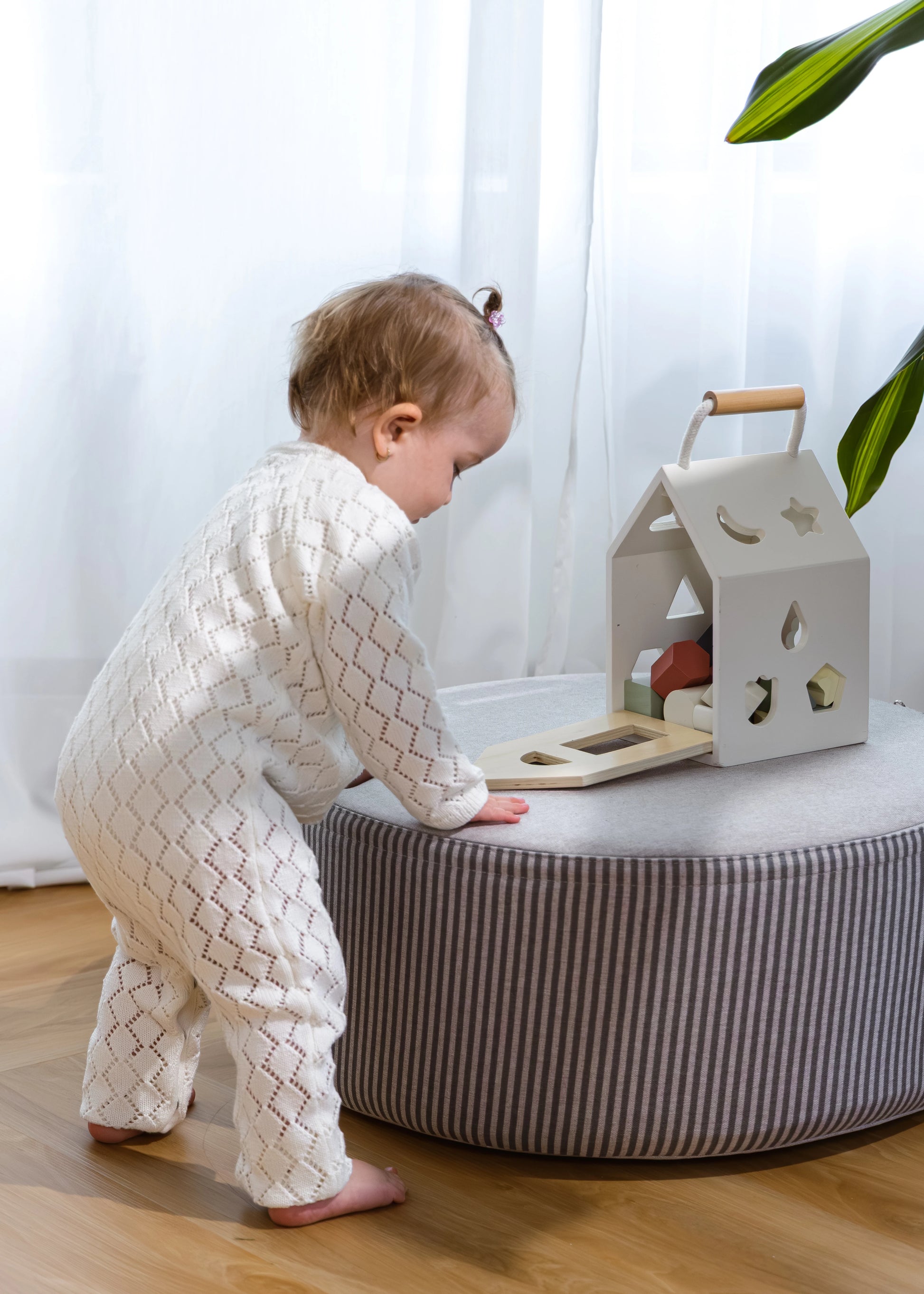 Wooden Shapes Sorting House