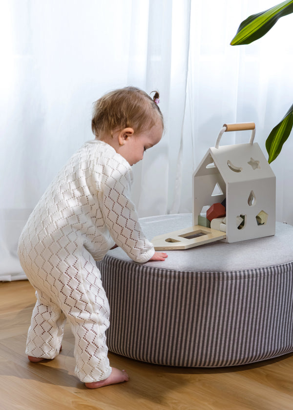 Wooden Shapes Sorting House