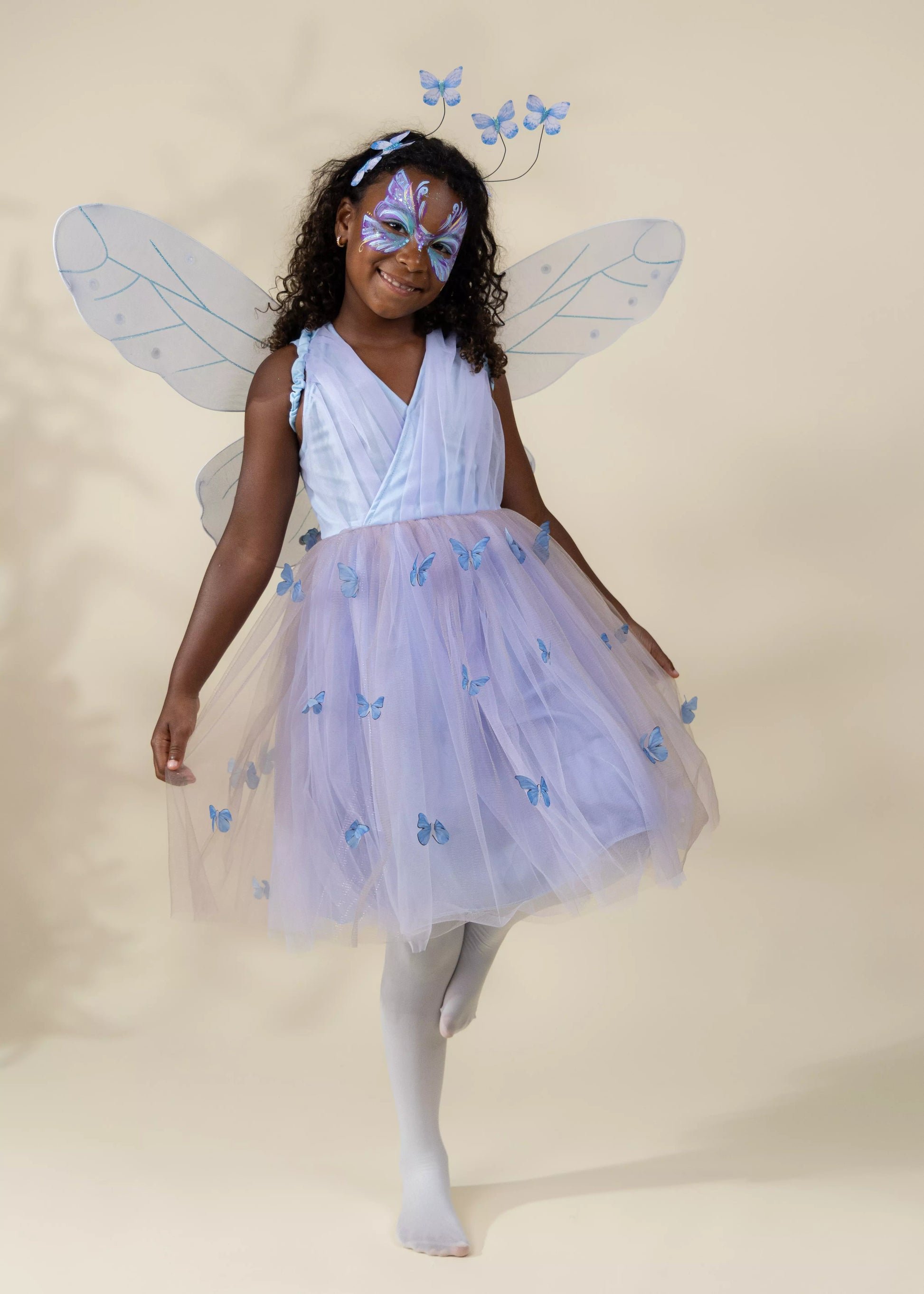 Princess Butterfly Dress, Wings & Head Coco Village Princess Butterfly Dress, Wings & Head Coco Village