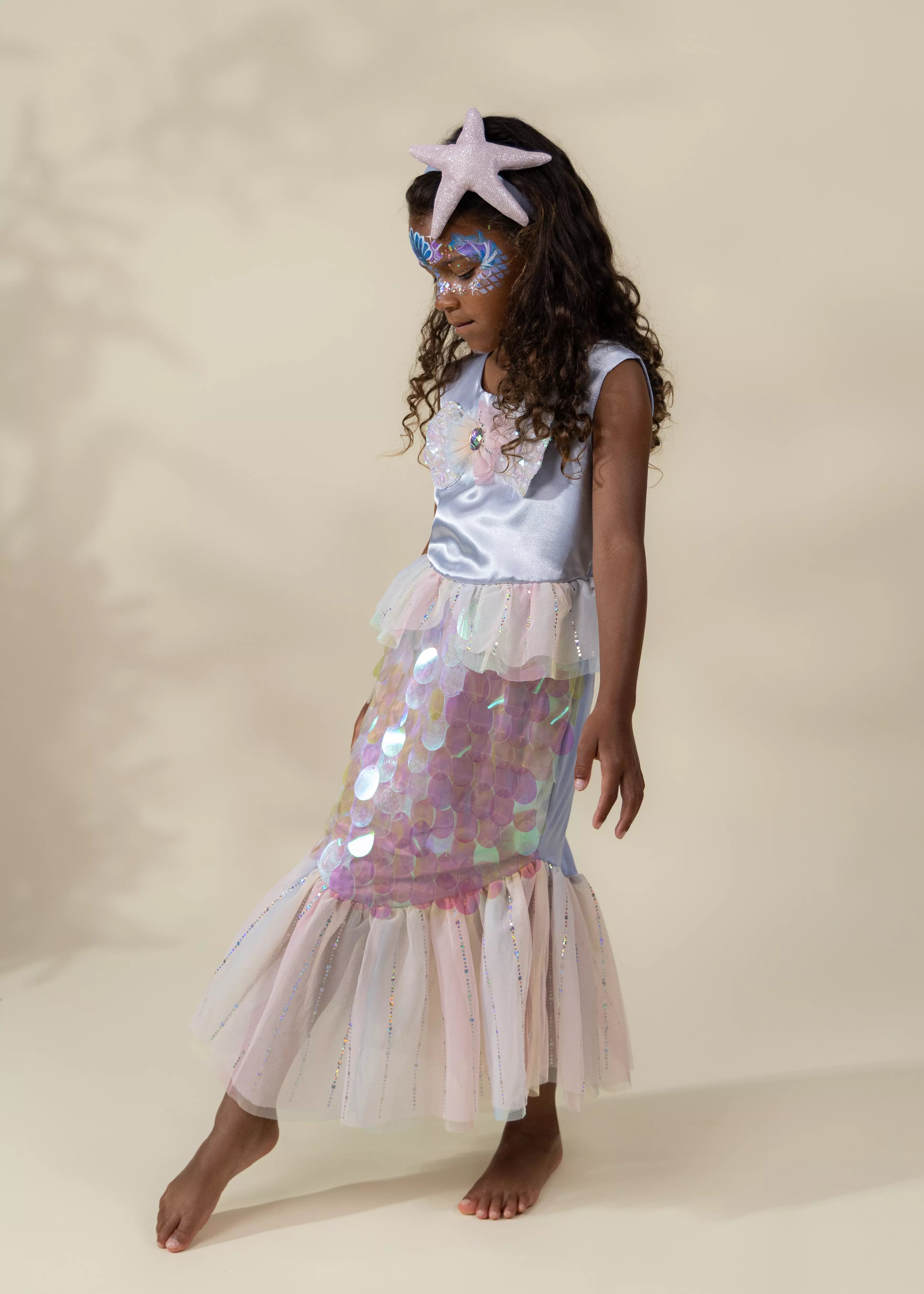Image of Mermaid Dress & Starfish Headband