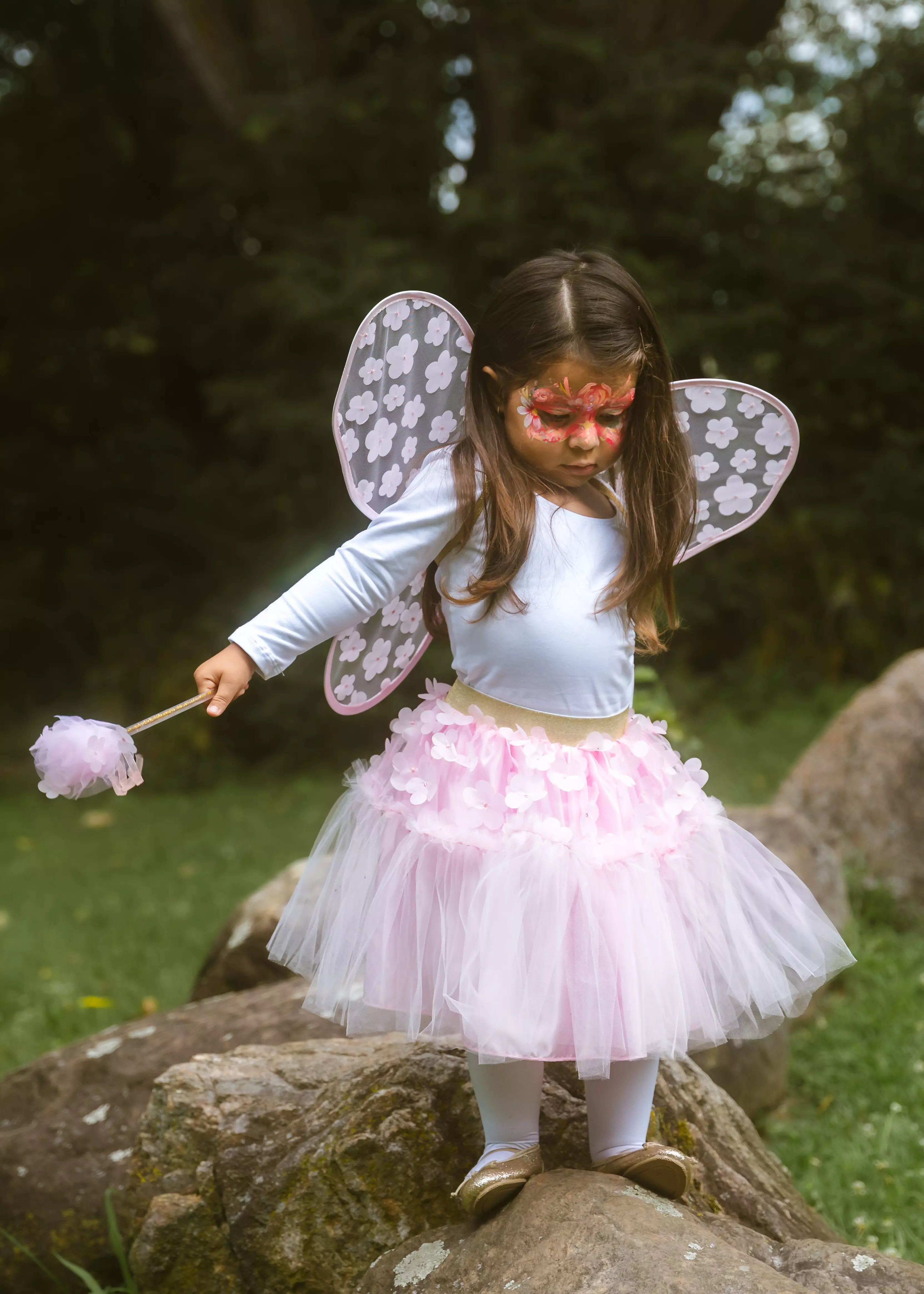 Image of Flower Tutu, Wings & Wand Costume