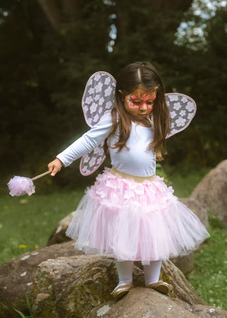 Costume Tutu Fleur, Ailes et Baguette