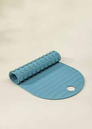 Tapis pour le bain anti-dérapant en silicone - Cumulus