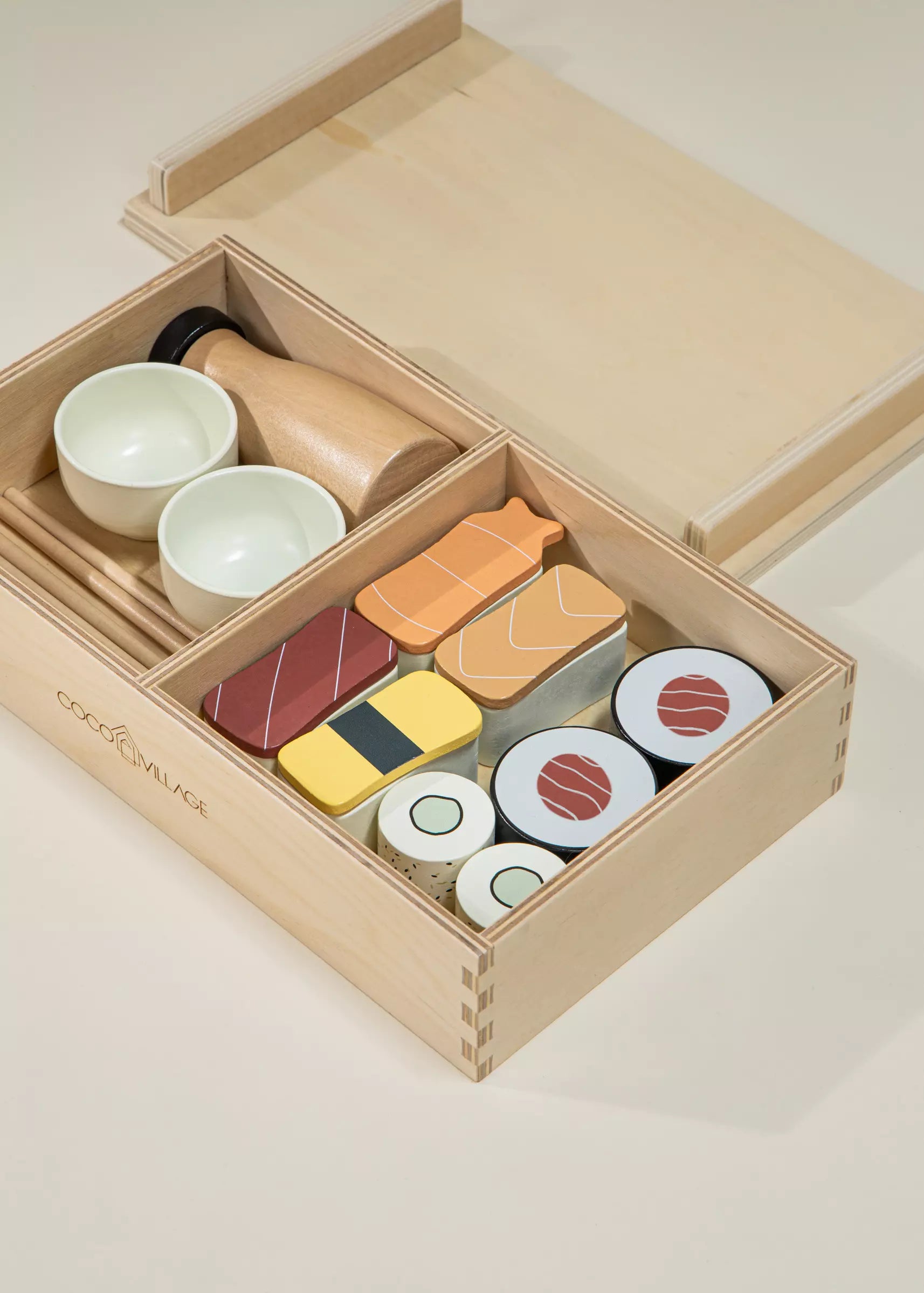 Image of Wooden Sushi Playset