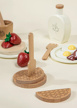 Ensemble de jeu de brunch en bois