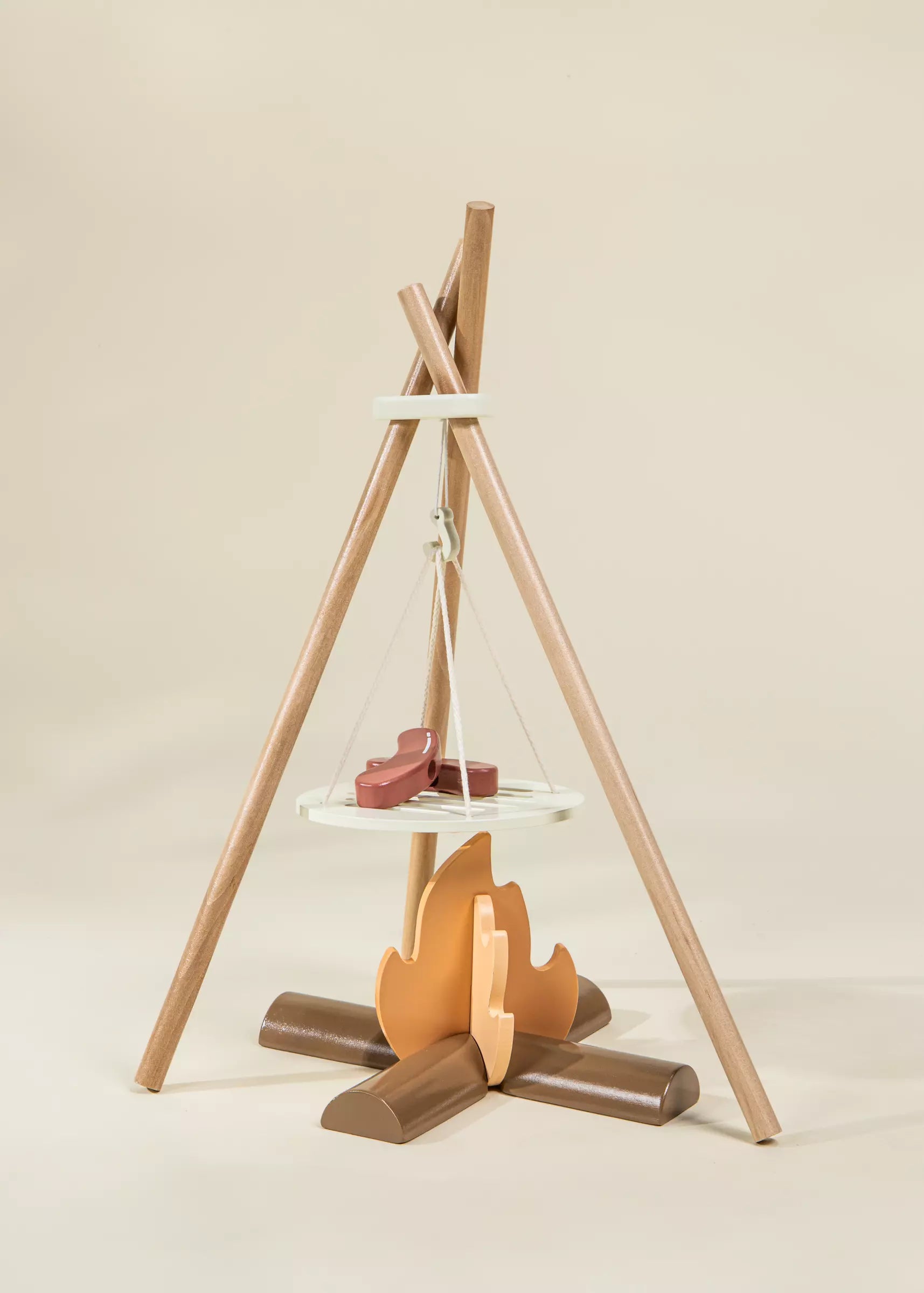 Image of Ensemble de jeu de camping en bois