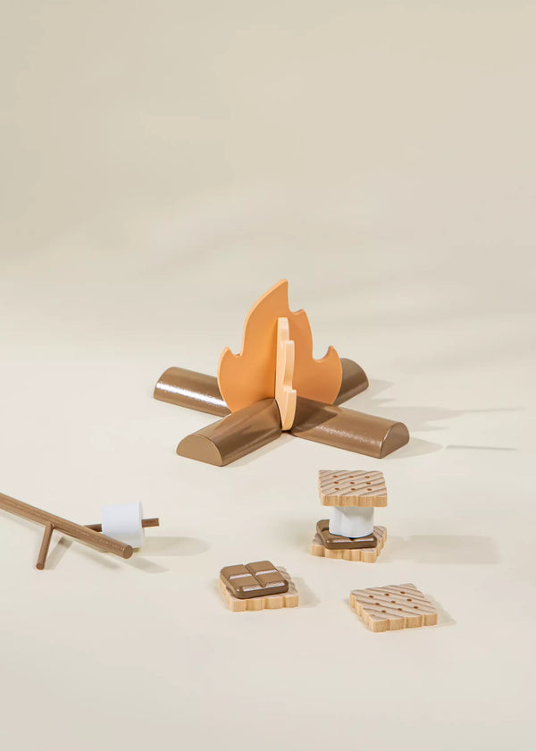 Wooden Camping Playset