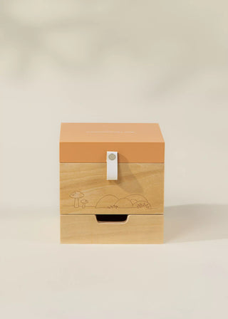 Boîte à souvenirs musicale en bois - Nature