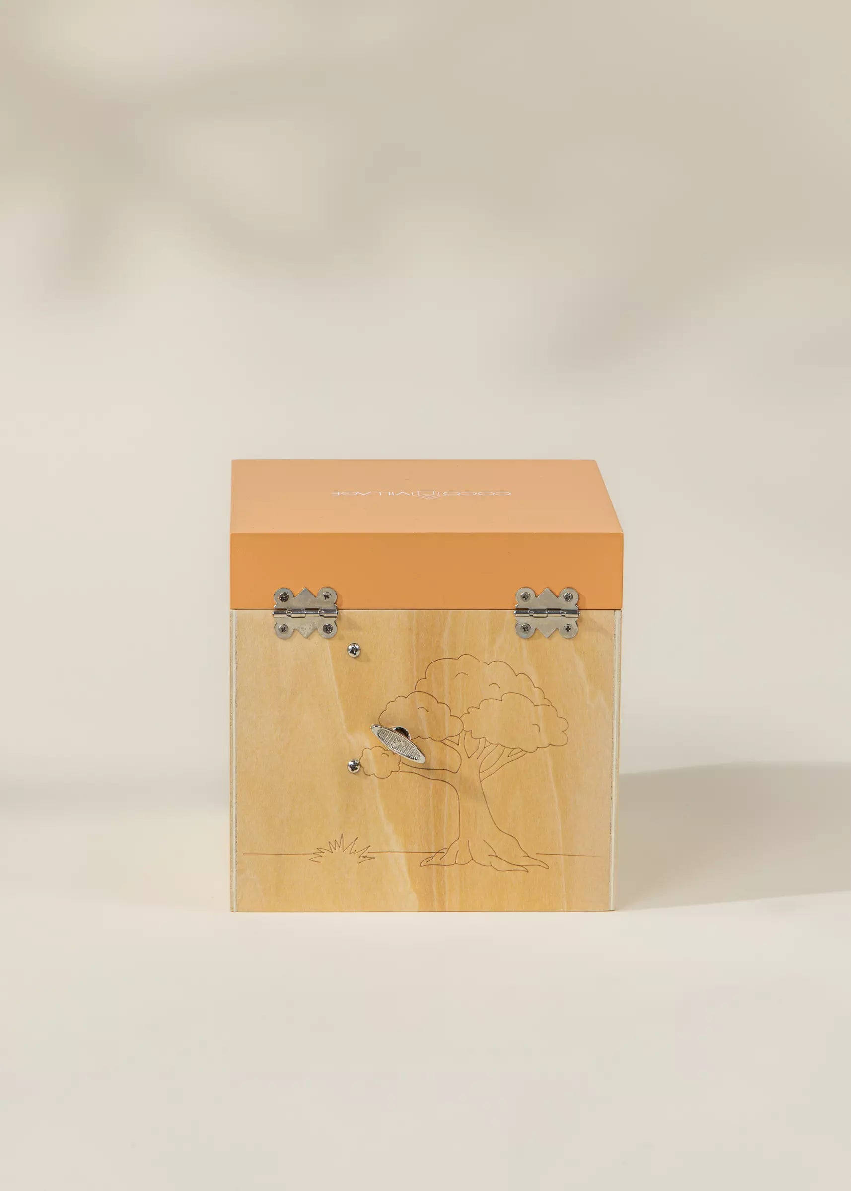 Image of Boîte à souvenirs musicale en bois - Nature