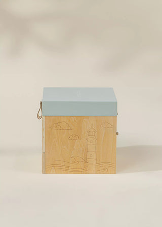 Wooden Musical Souvenir Box - Ocean