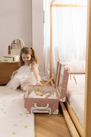 Valise de cabine en cuir végétalien - Ballerine