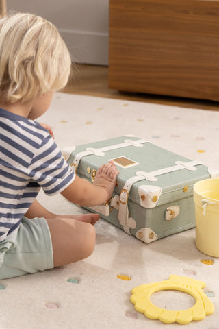 Valise de jeu en cuir vegan - Océan