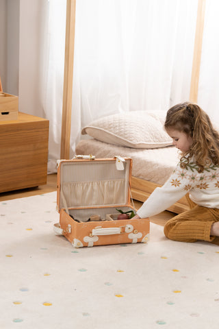 Valise de jeu en cuir végétalien - Nature