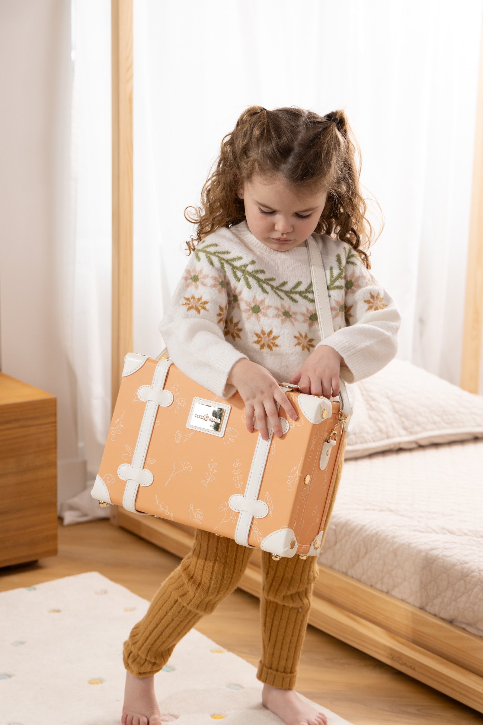 Image of Valise de jeu en cuir végétalien - Nature