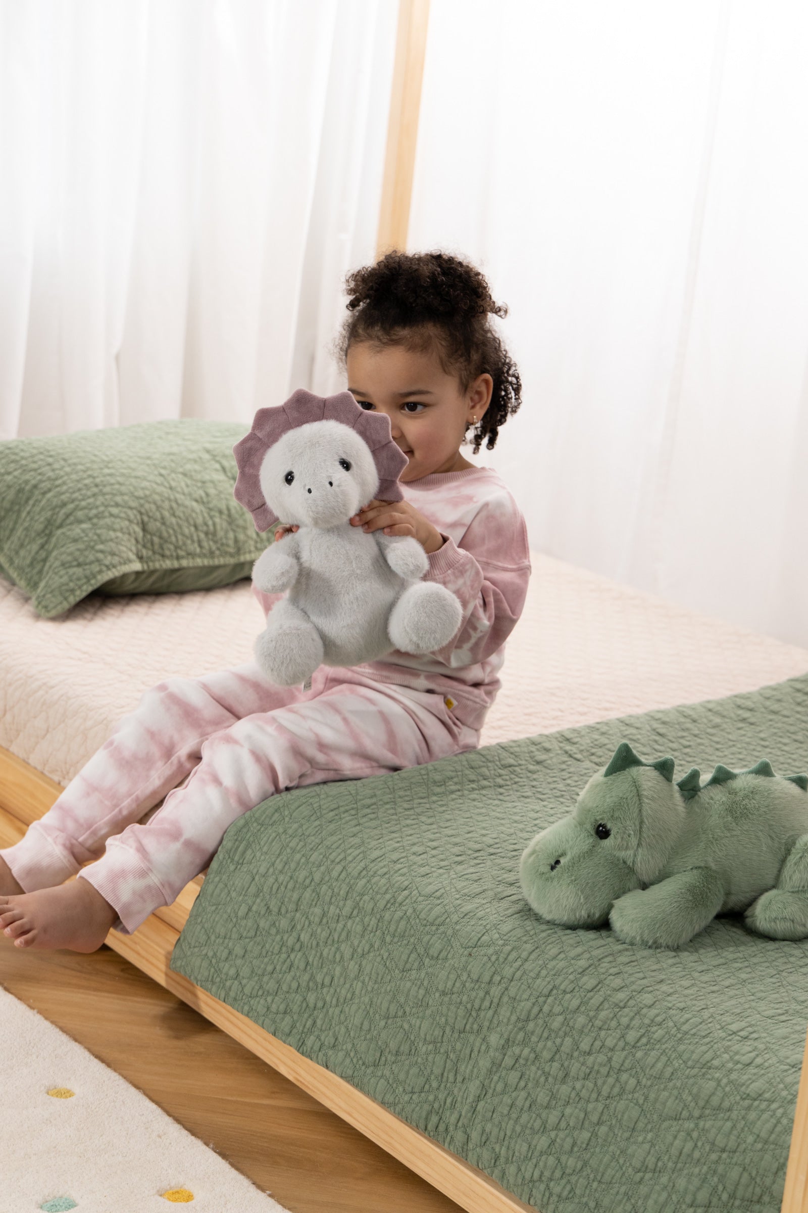 Image of Peluche Dino - Tricératops gris