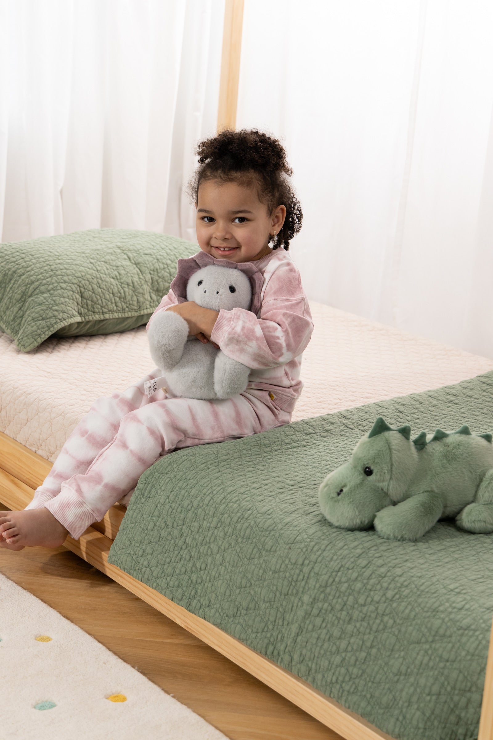 Image of Dino Plush Toy - Light Green Stegosaurus