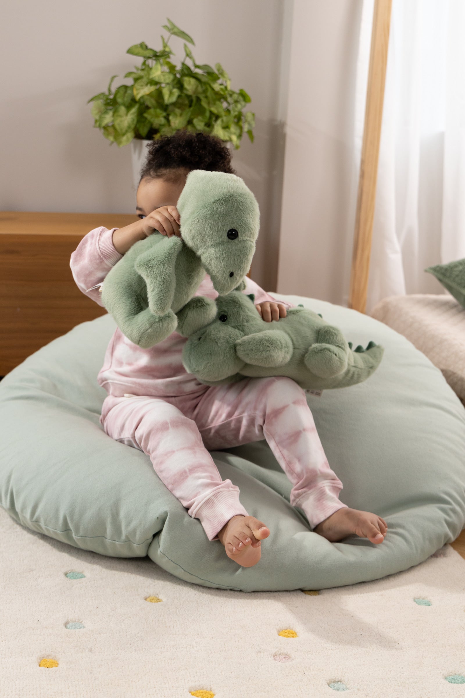 Image of Dino Plush Toy - Light Green Pterodactyl