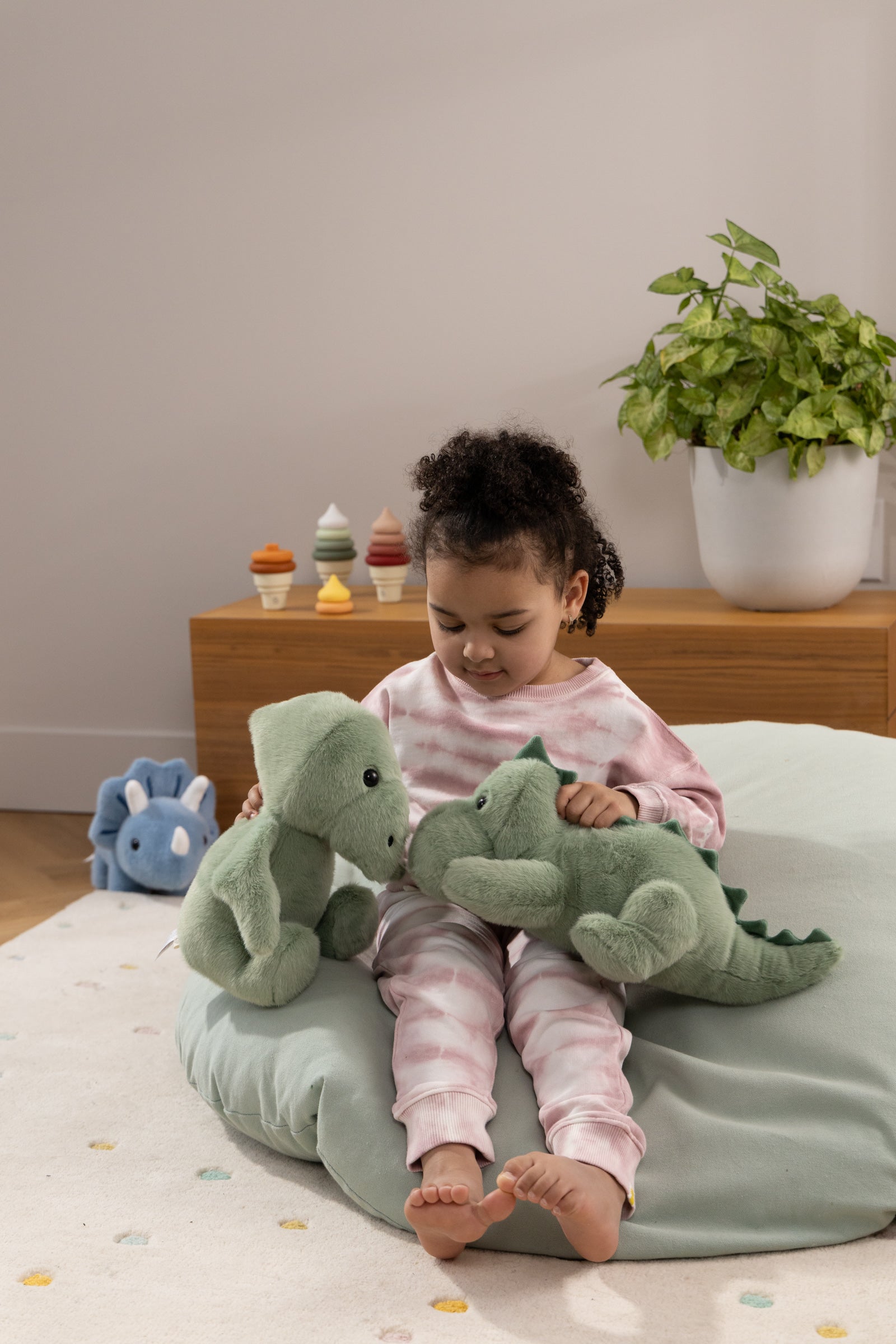 Image of Dino Plush Toy - Light Green Pterodactyl