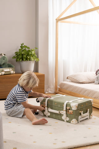 Valise de cabine en cuir végétalien - Voyage