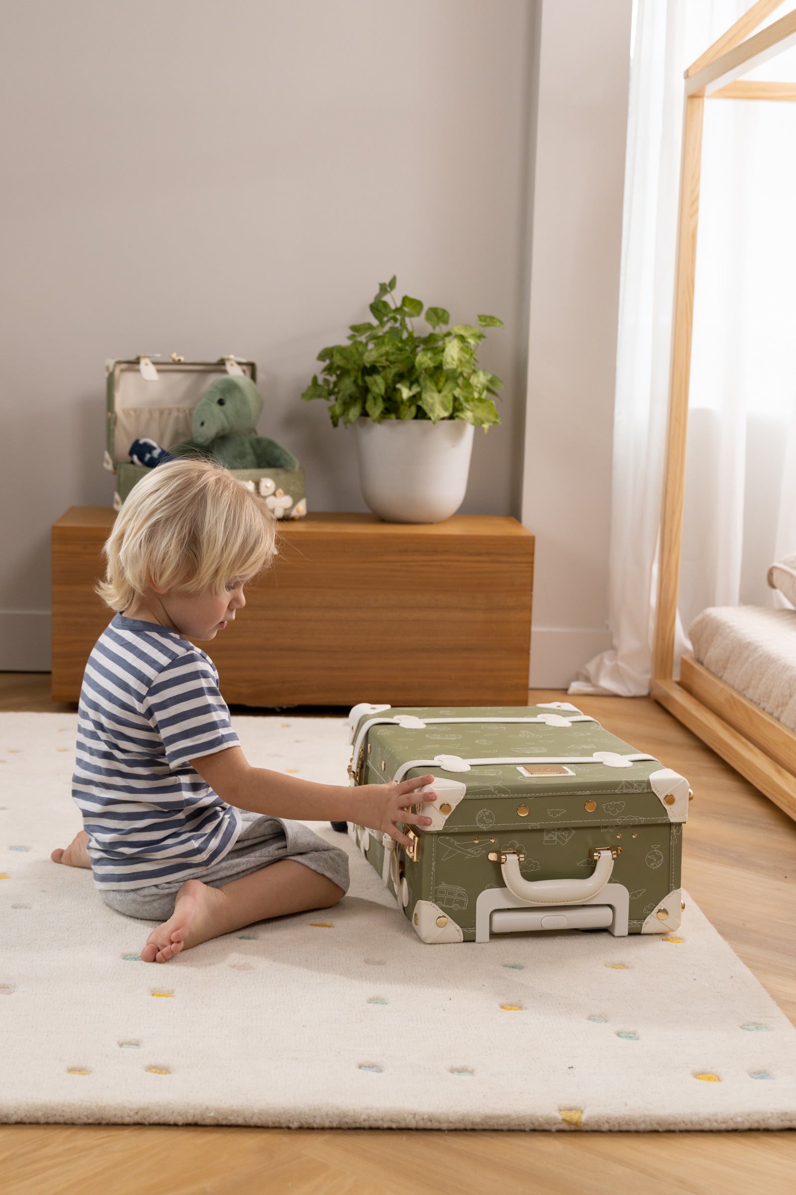 Image of Vegan Leather Carry-On Suitcase - Travel