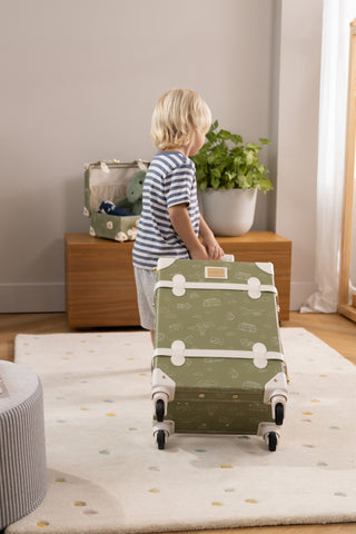 Valise de cabine en cuir végétalien - Voyage