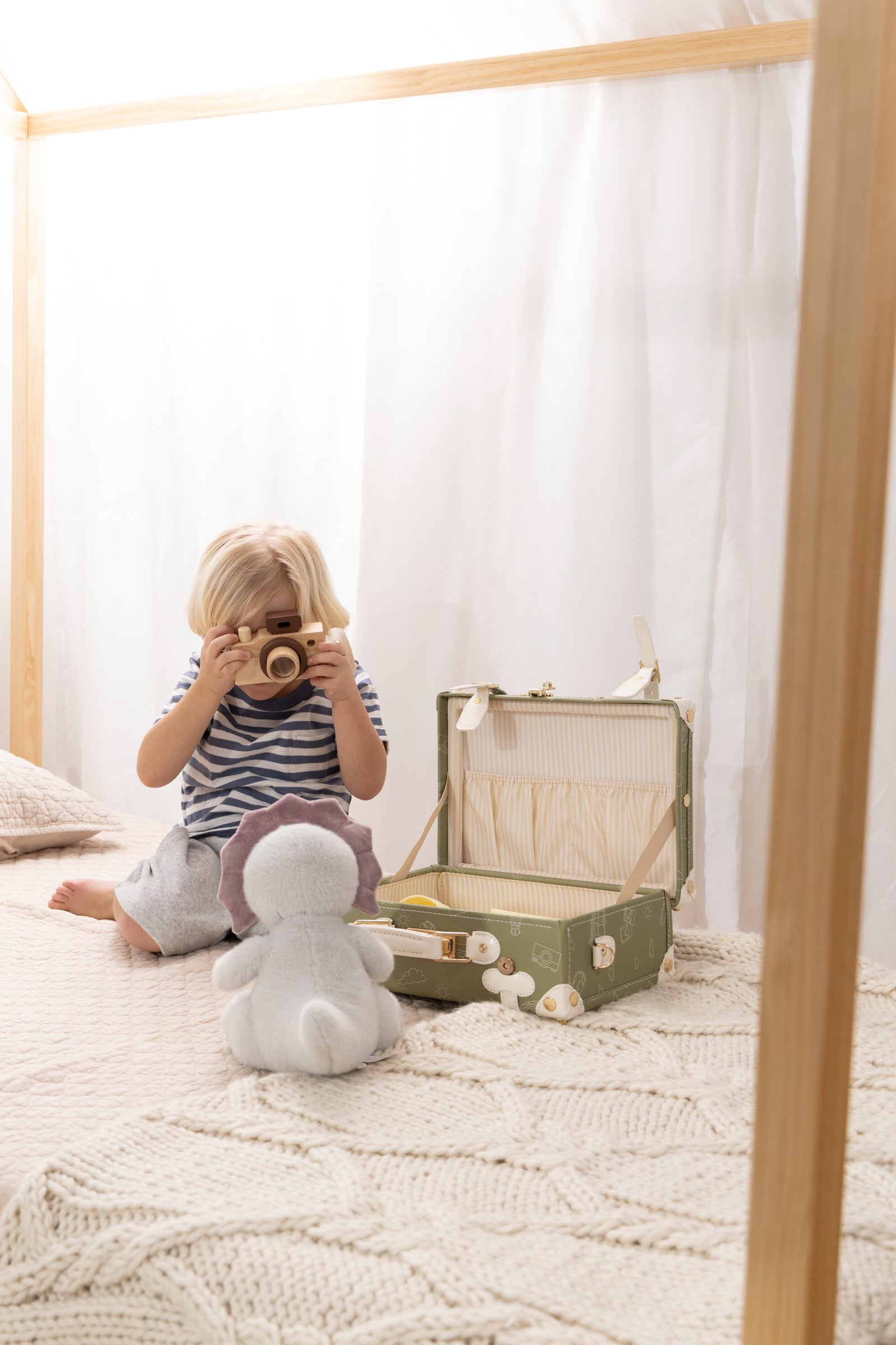 Image of Vegan Leather Play Suitcase - Travel