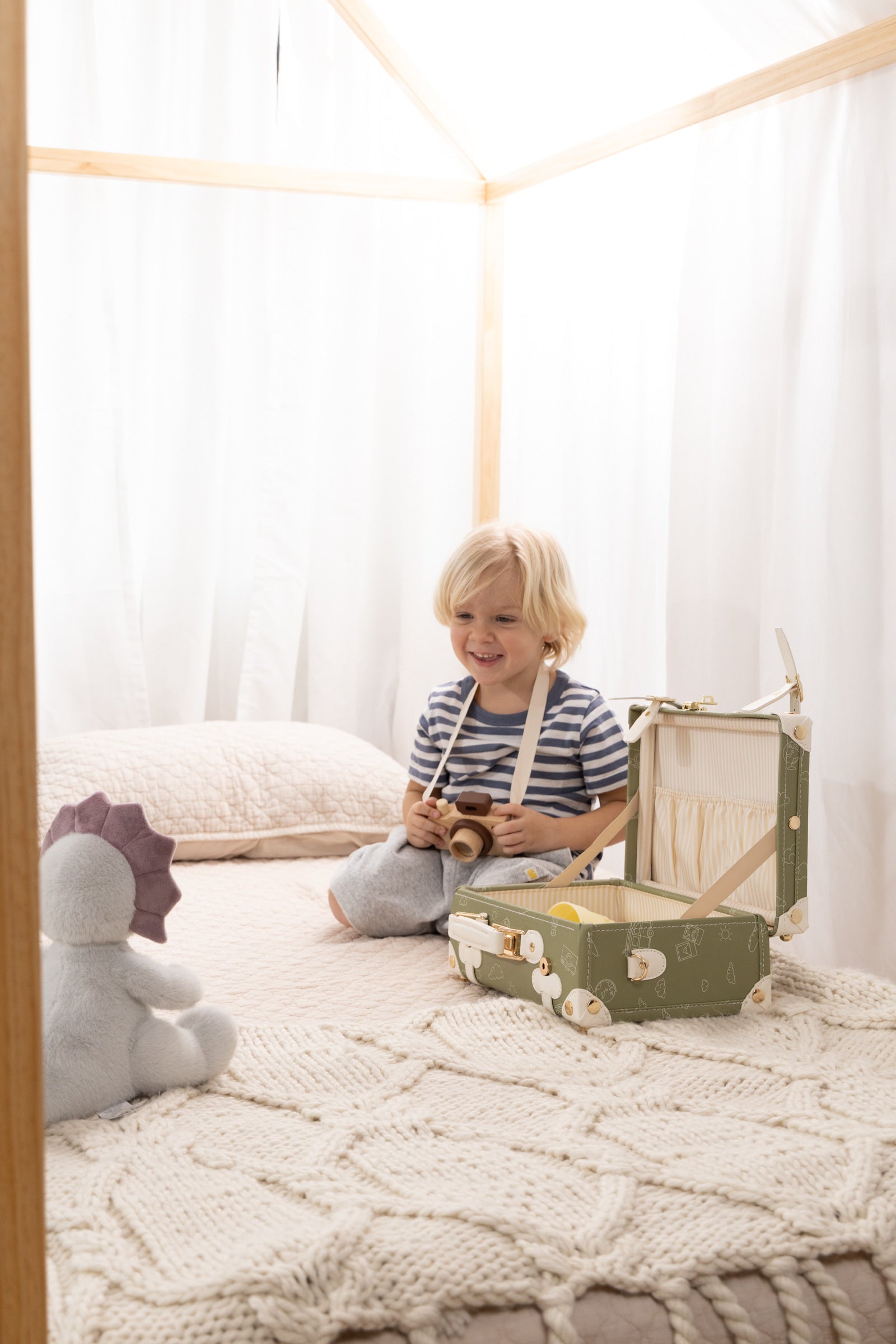 Image of Vegan Leather Play Suitcase - Travel