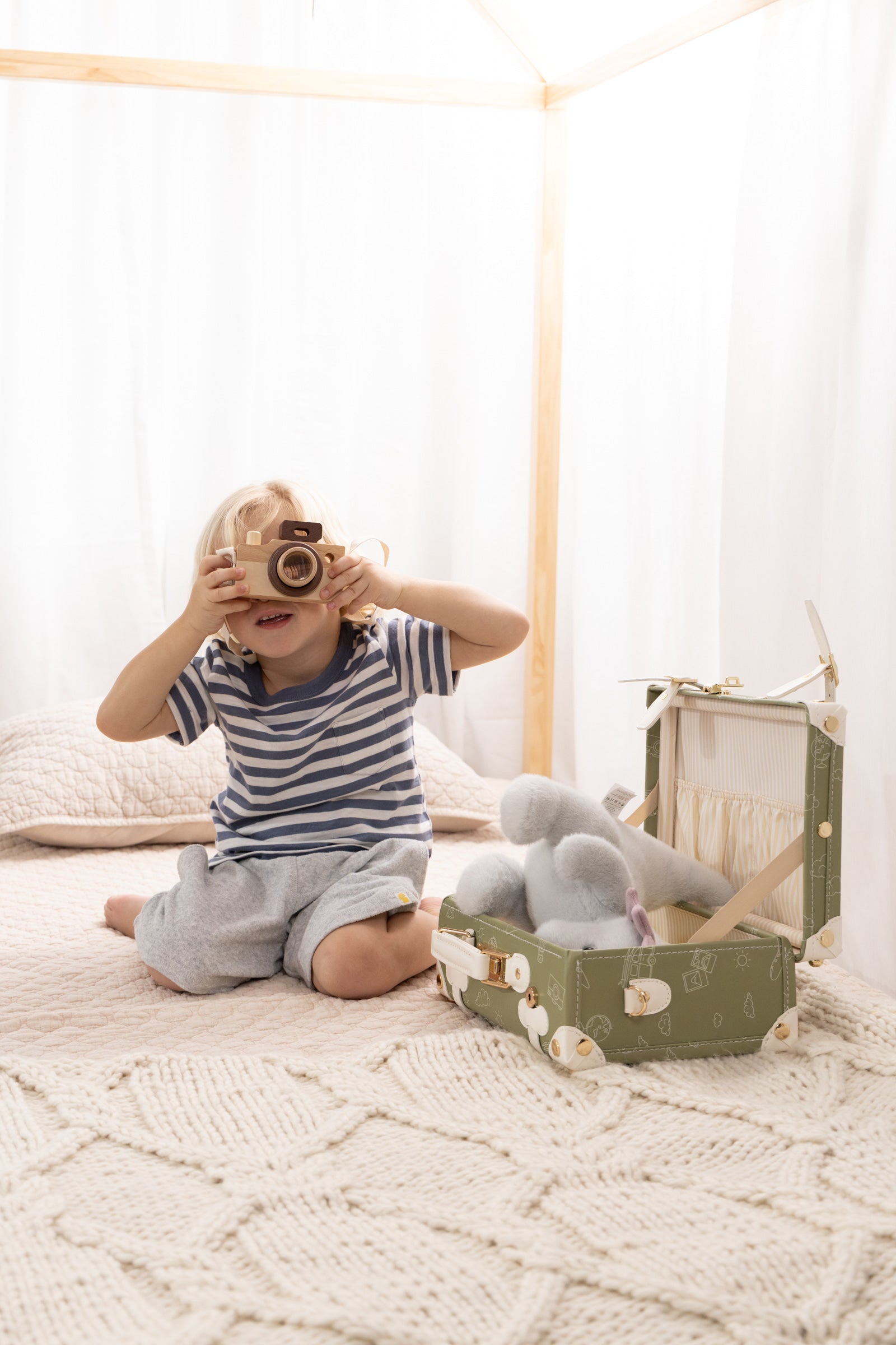 Image of Vegan Leather Play Suitcase - Travel