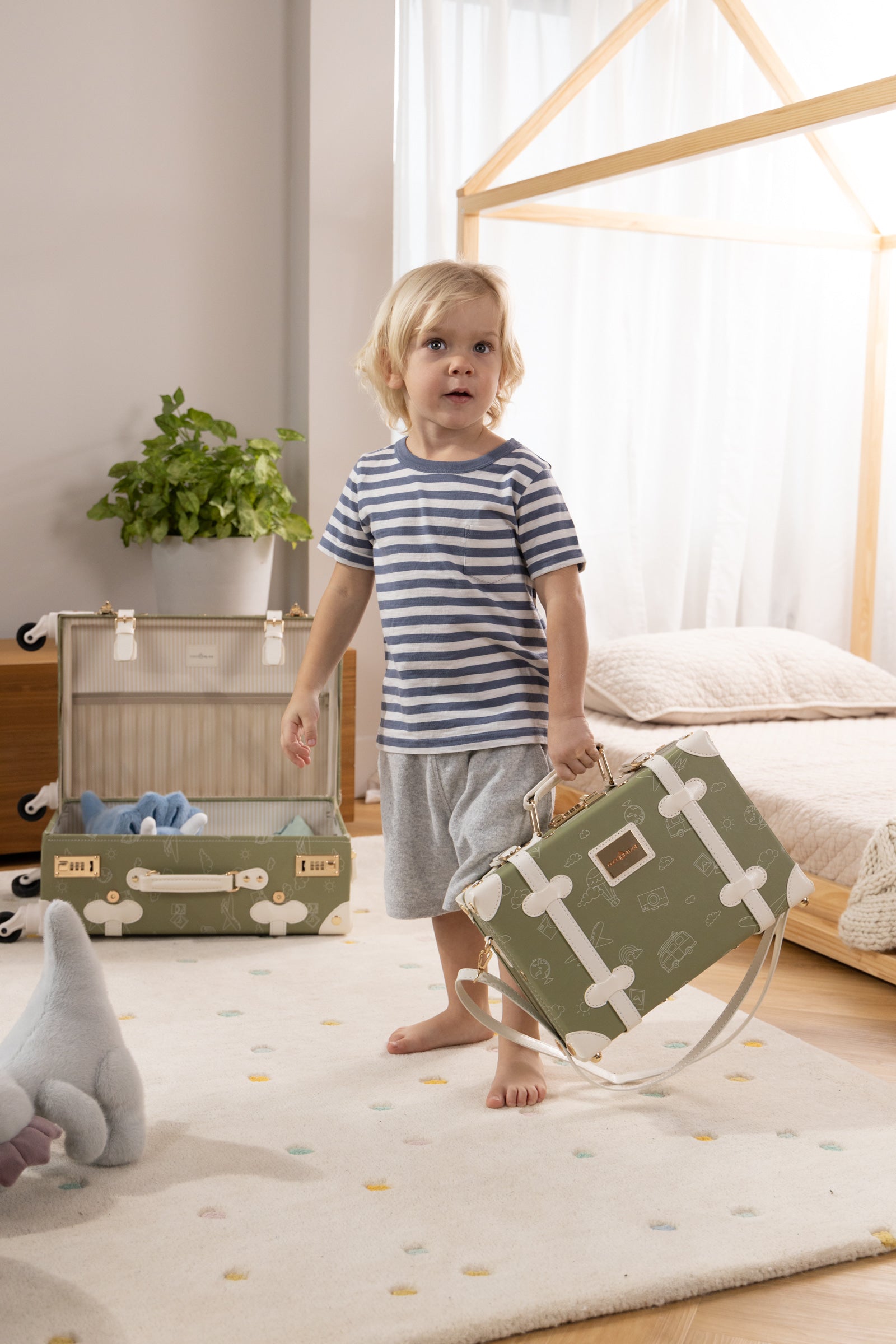 Image of Vegan Leather Play Suitcase - Travel