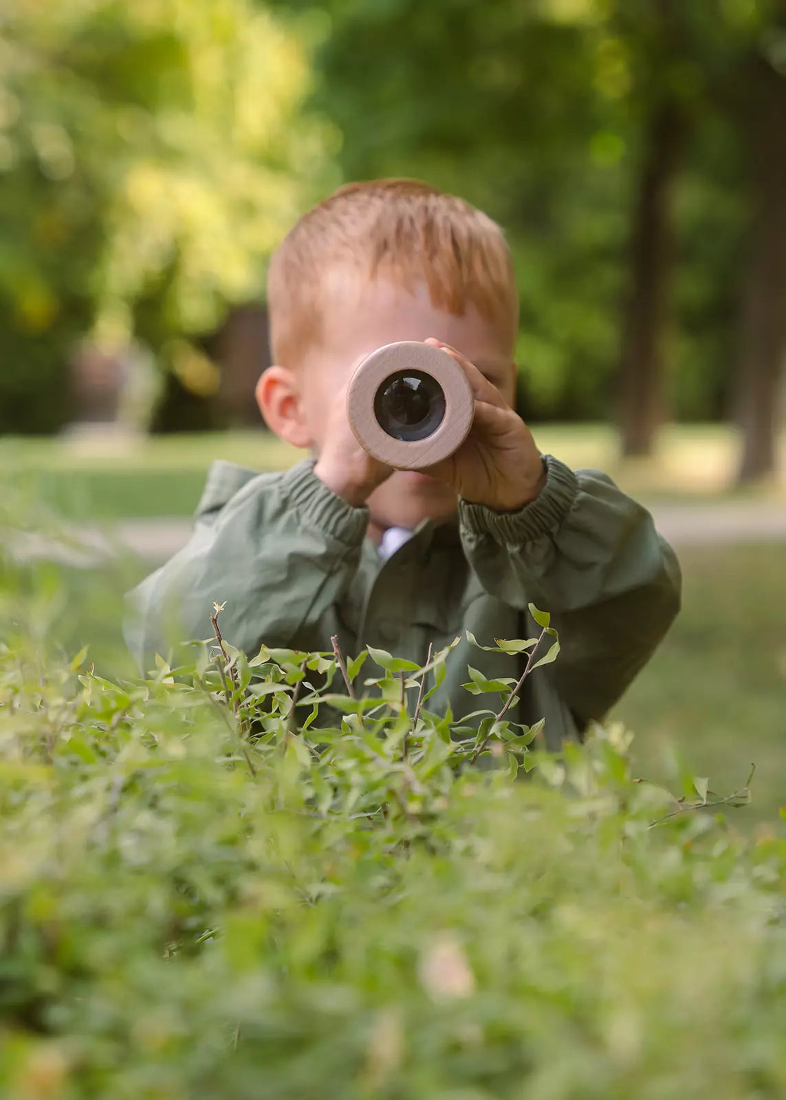 Wooden Handheld Telescope – 20x Zoom