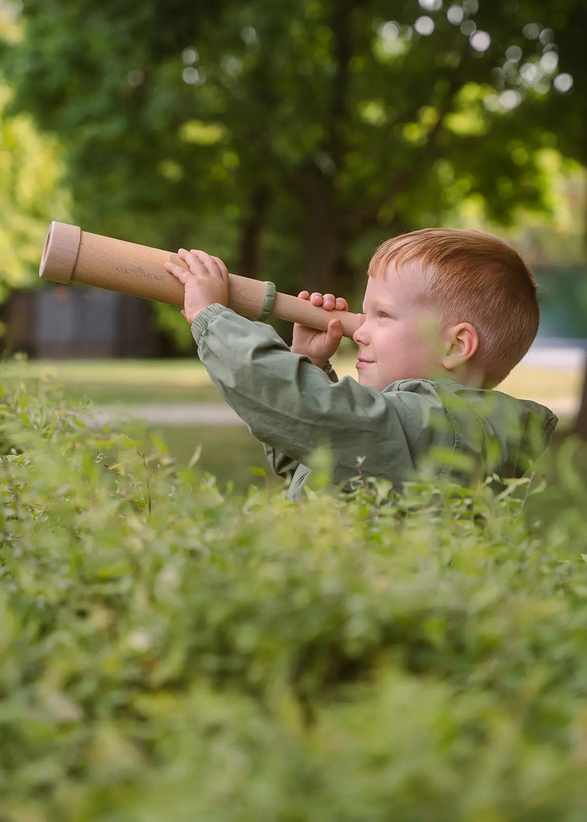 Wooden Handheld Telescope – 20x Zoom