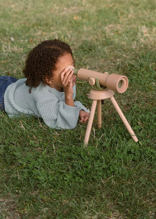 Wooden Tripod Telescope – 15x Zoom