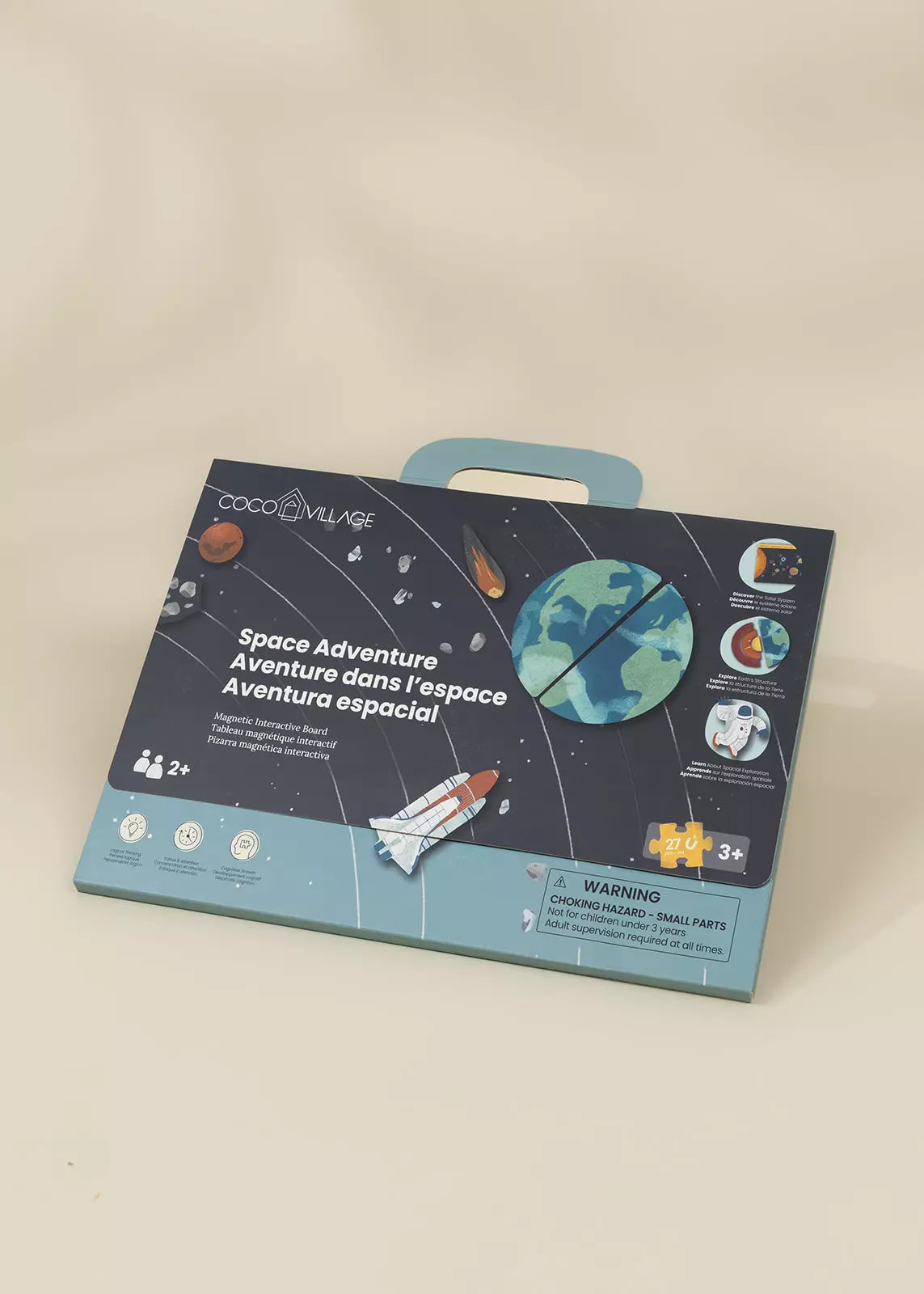 Tableau magnétique interactif – Aventure dans l’espace 