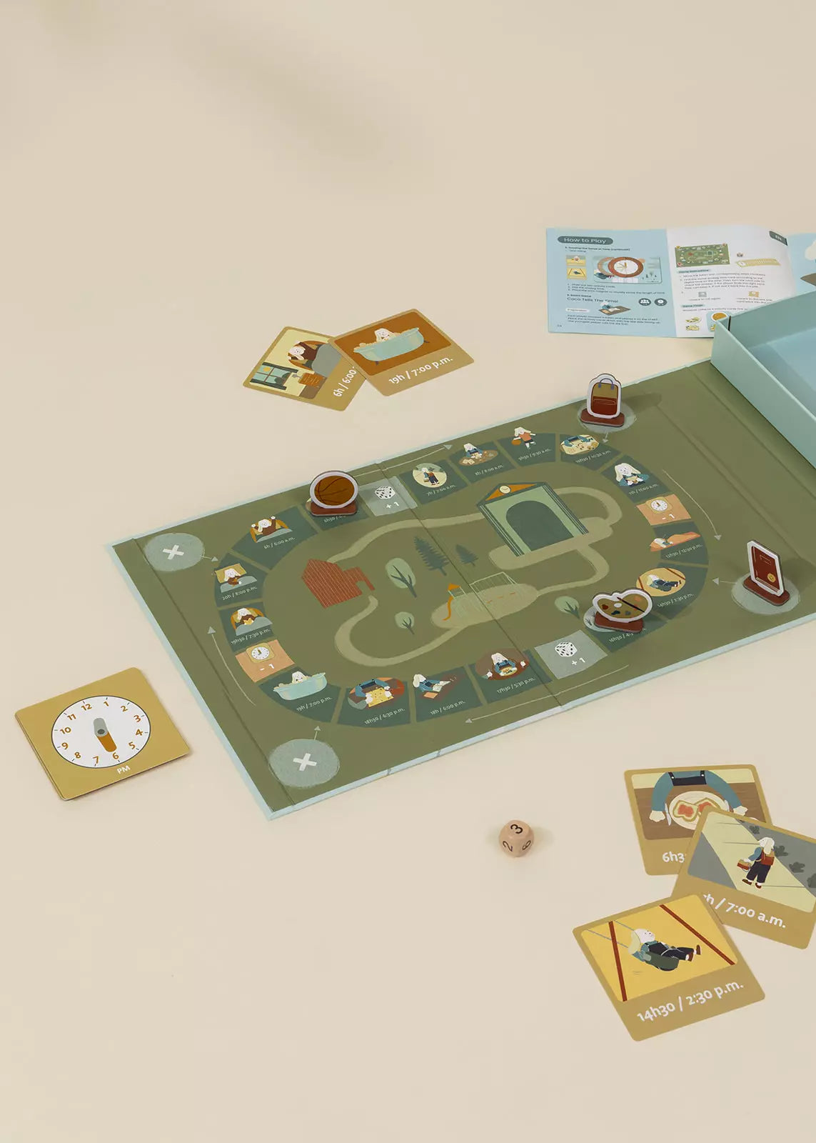 Image of Magnetic Learning Playset – Time