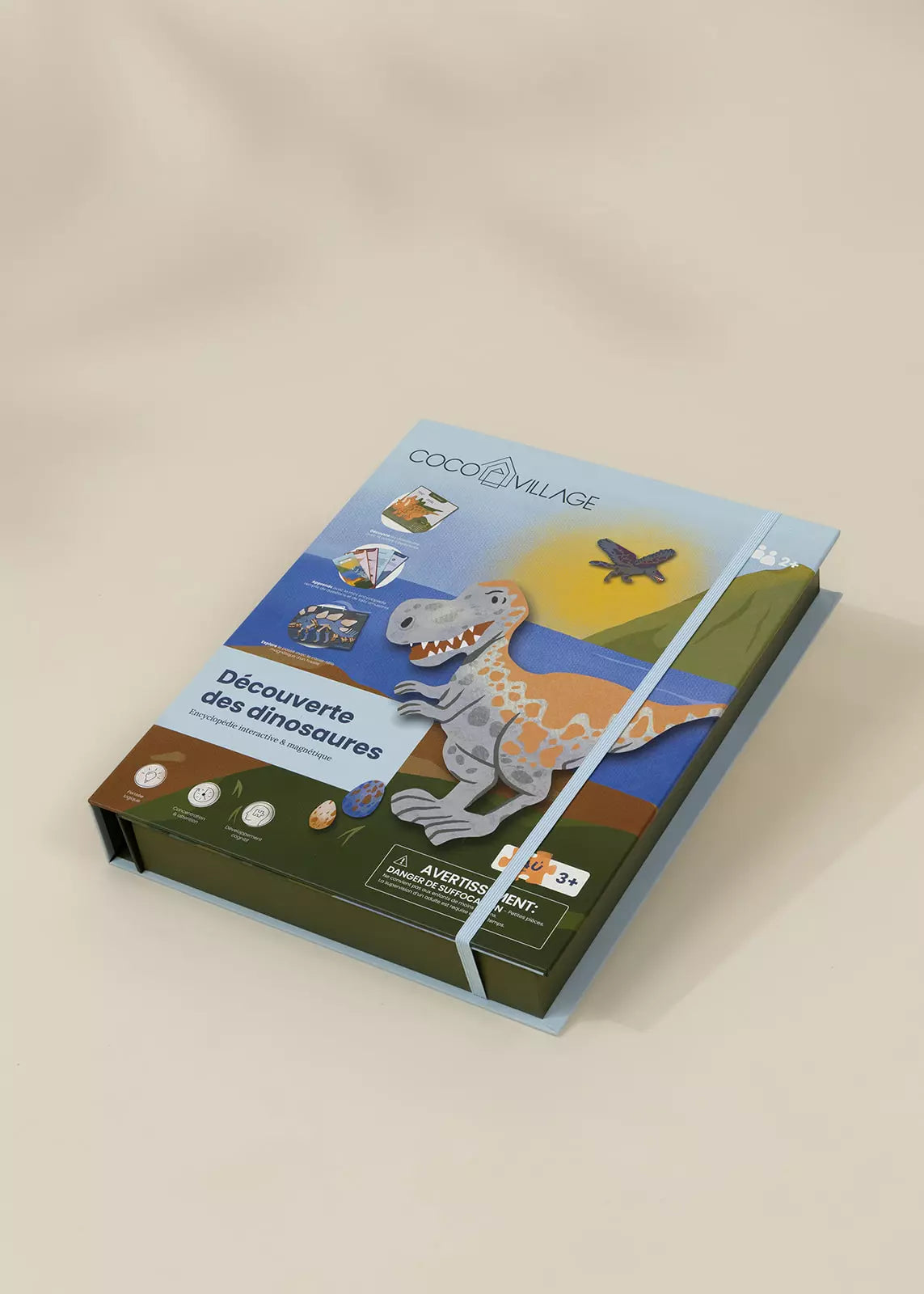 Interactive & Magnetic Ency–Dinosaur Discovery (French Version)