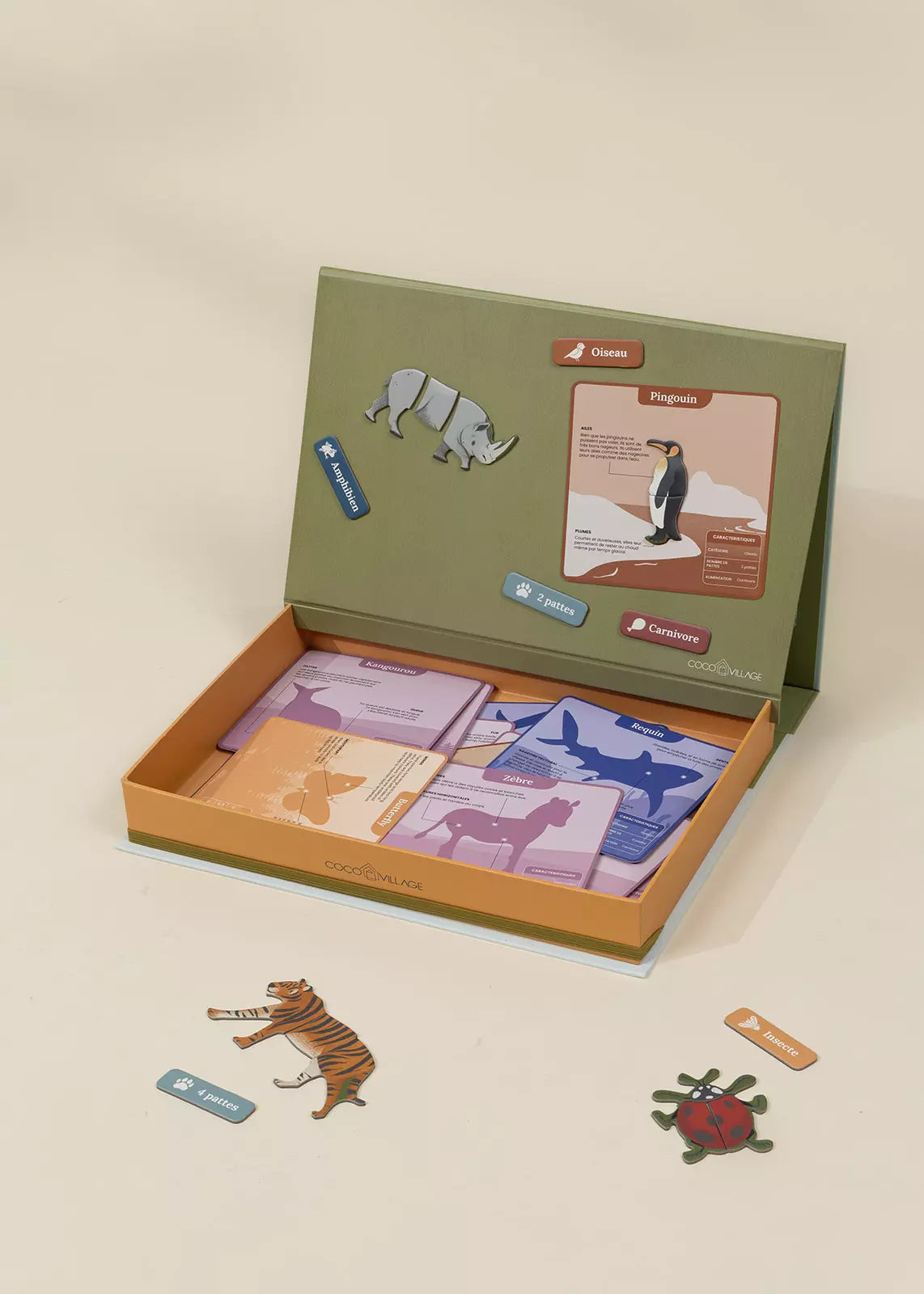 Encyclopédie interactive et magnétique – Découverte des animaux (version française)