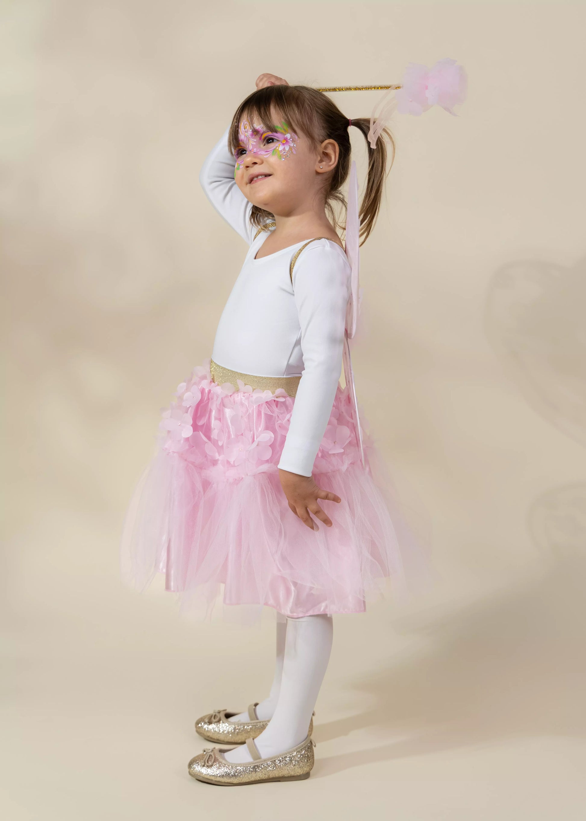 Flower Tutu, Wings & Wand Costume