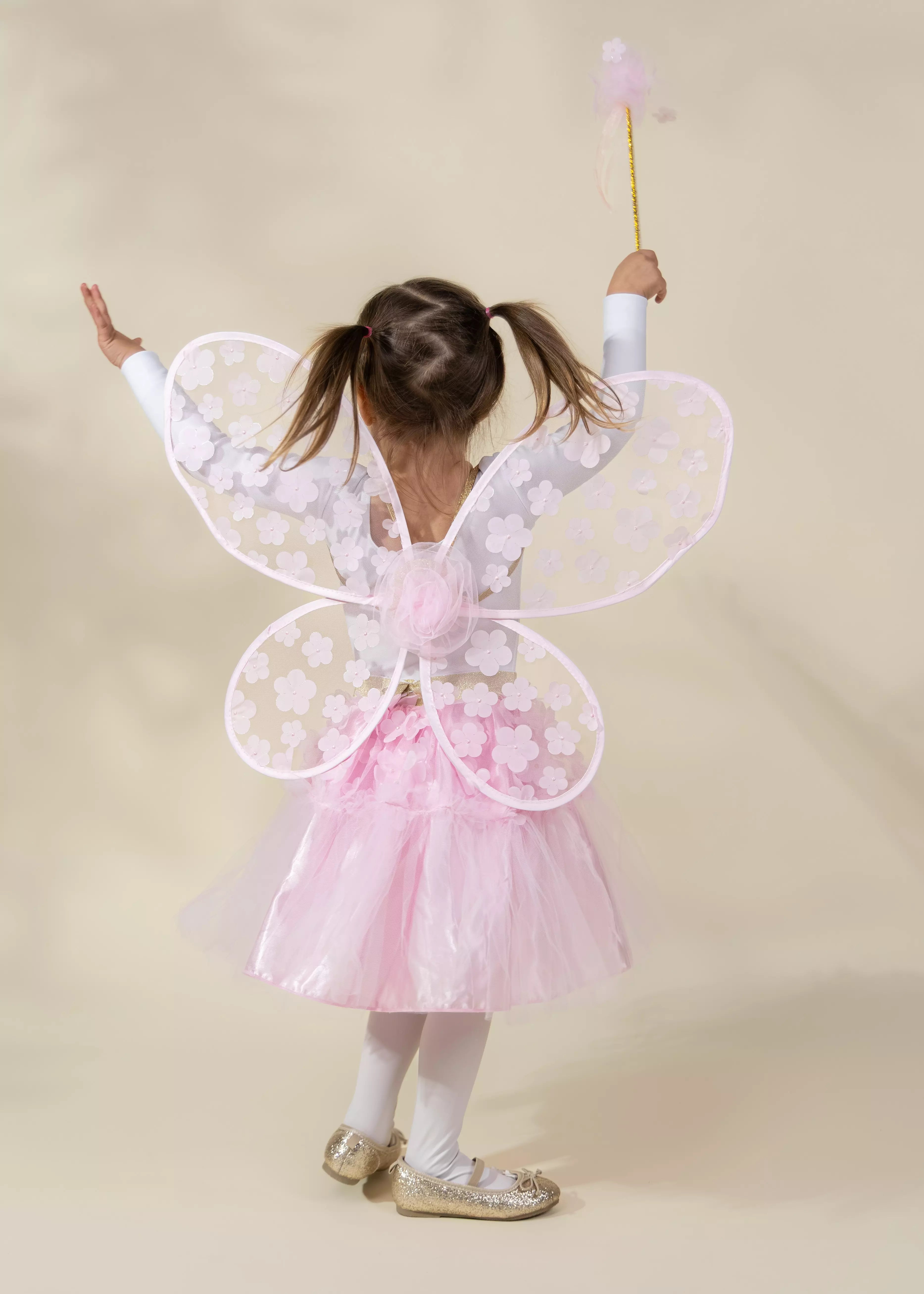 Flower Tutu, Wings & Wand Costume