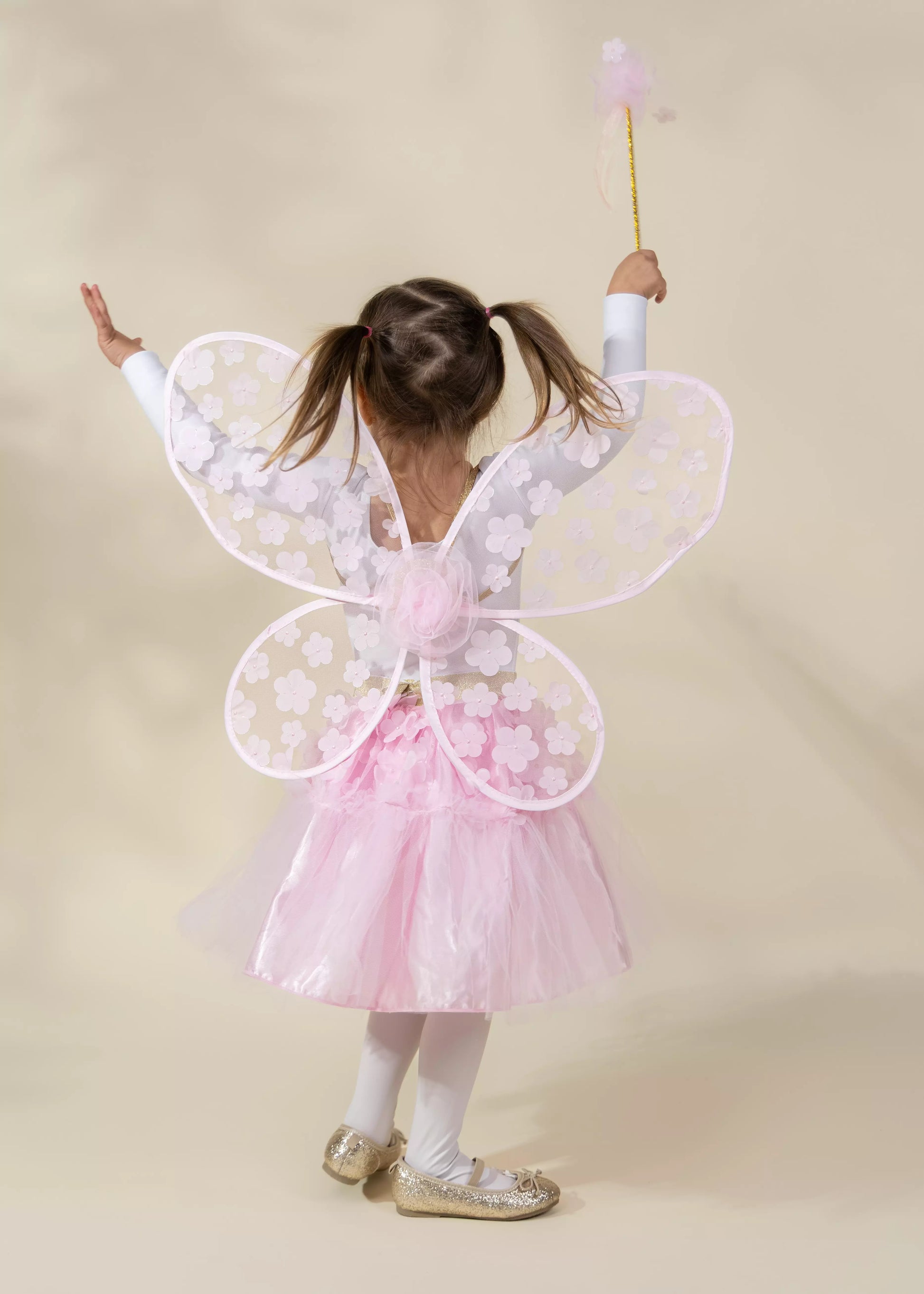Flower Tutu, Wings & Wand Costume
