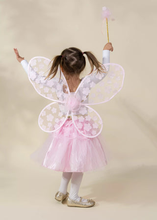 Costume Tutu Fleur, Ailes et Baguette