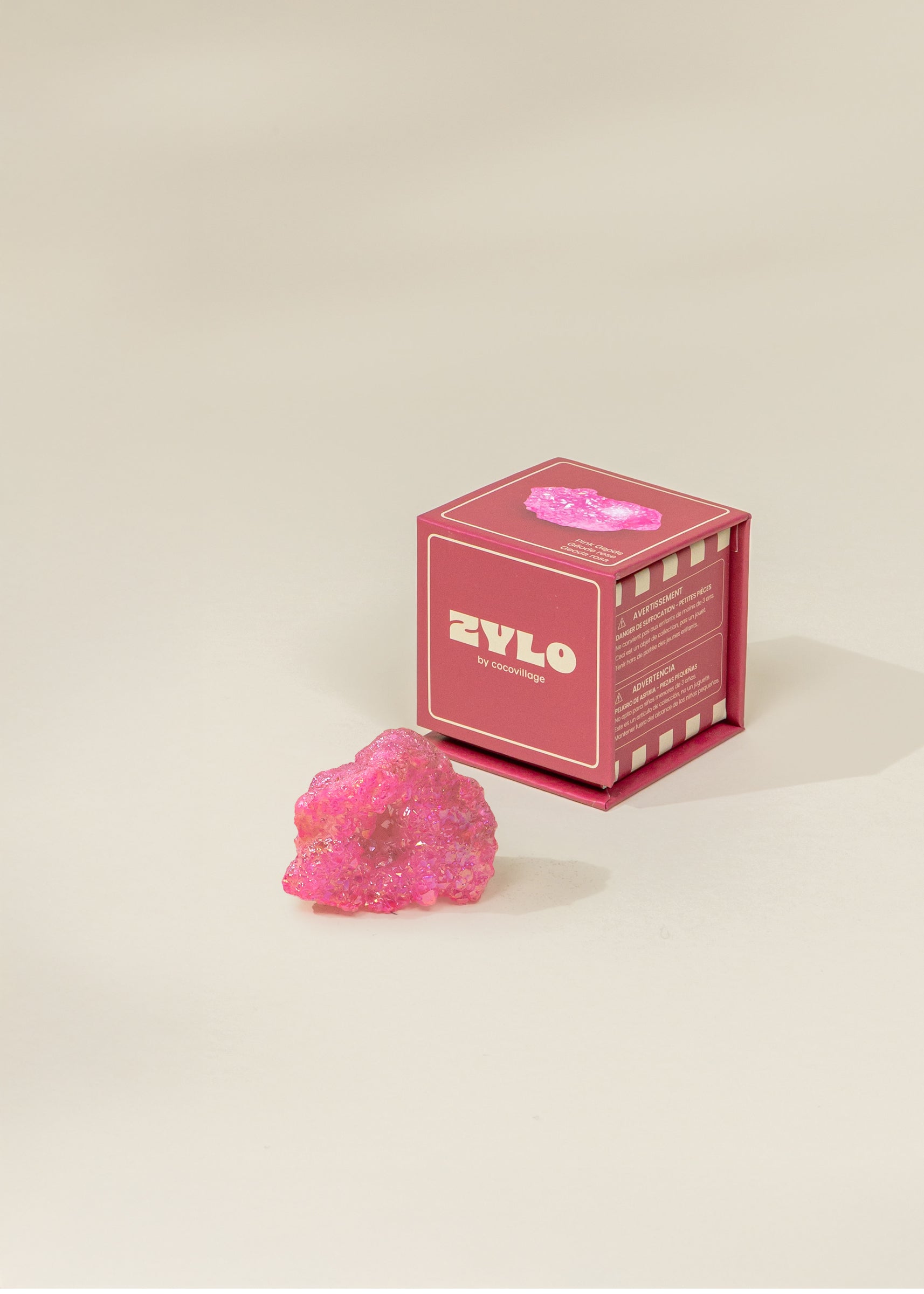 Collectible Mineral - Pink Geode