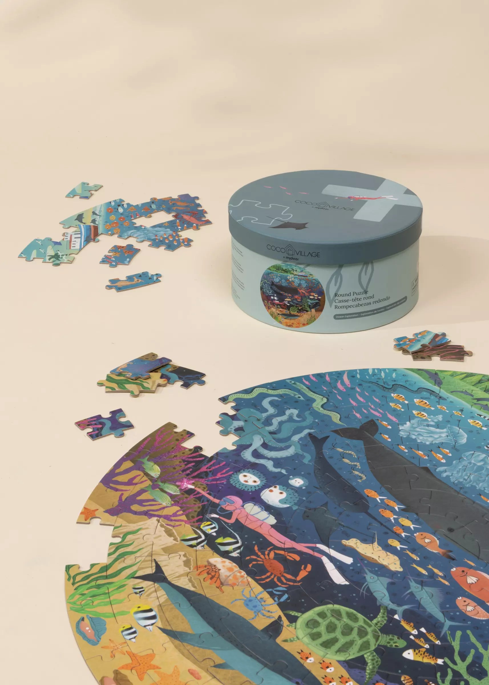 Round Puzzle - Ocean Exploration - 150pcs