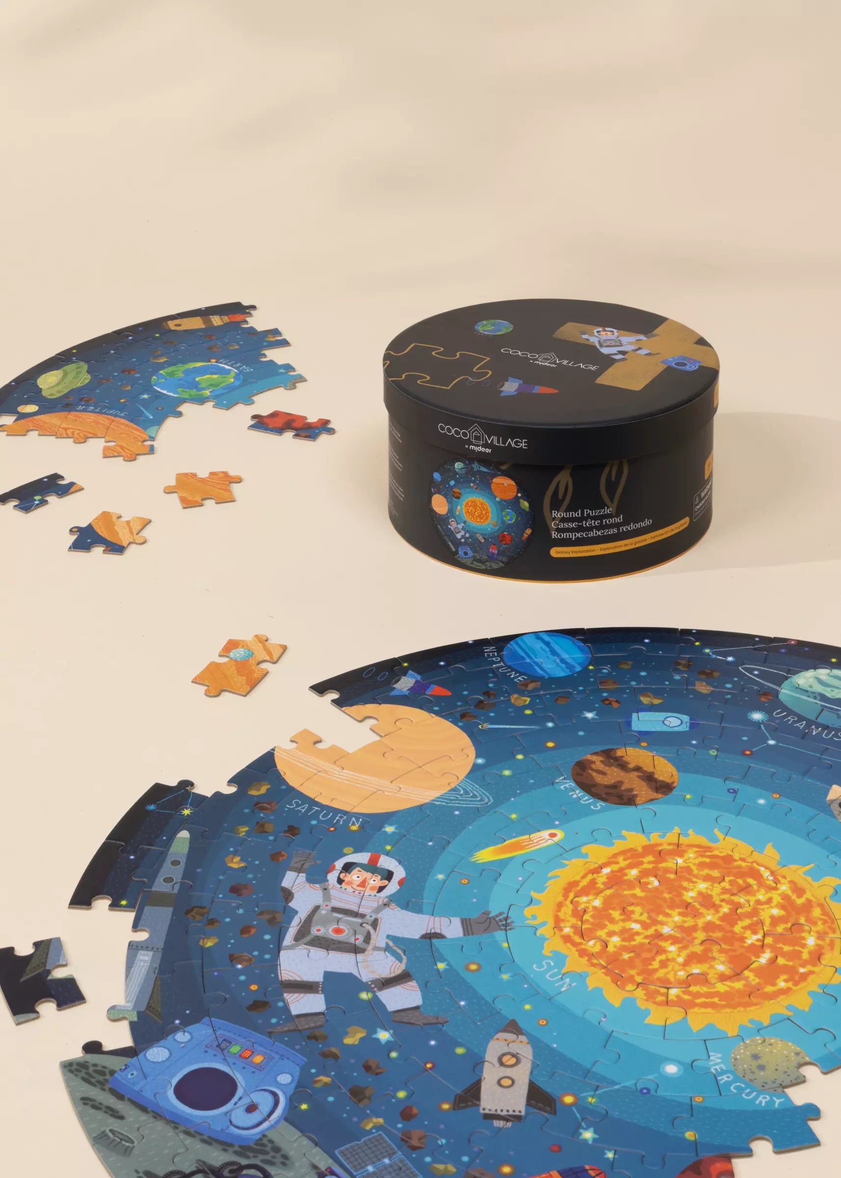 Round Puzzle - Galaxy Exploration - 150pcs