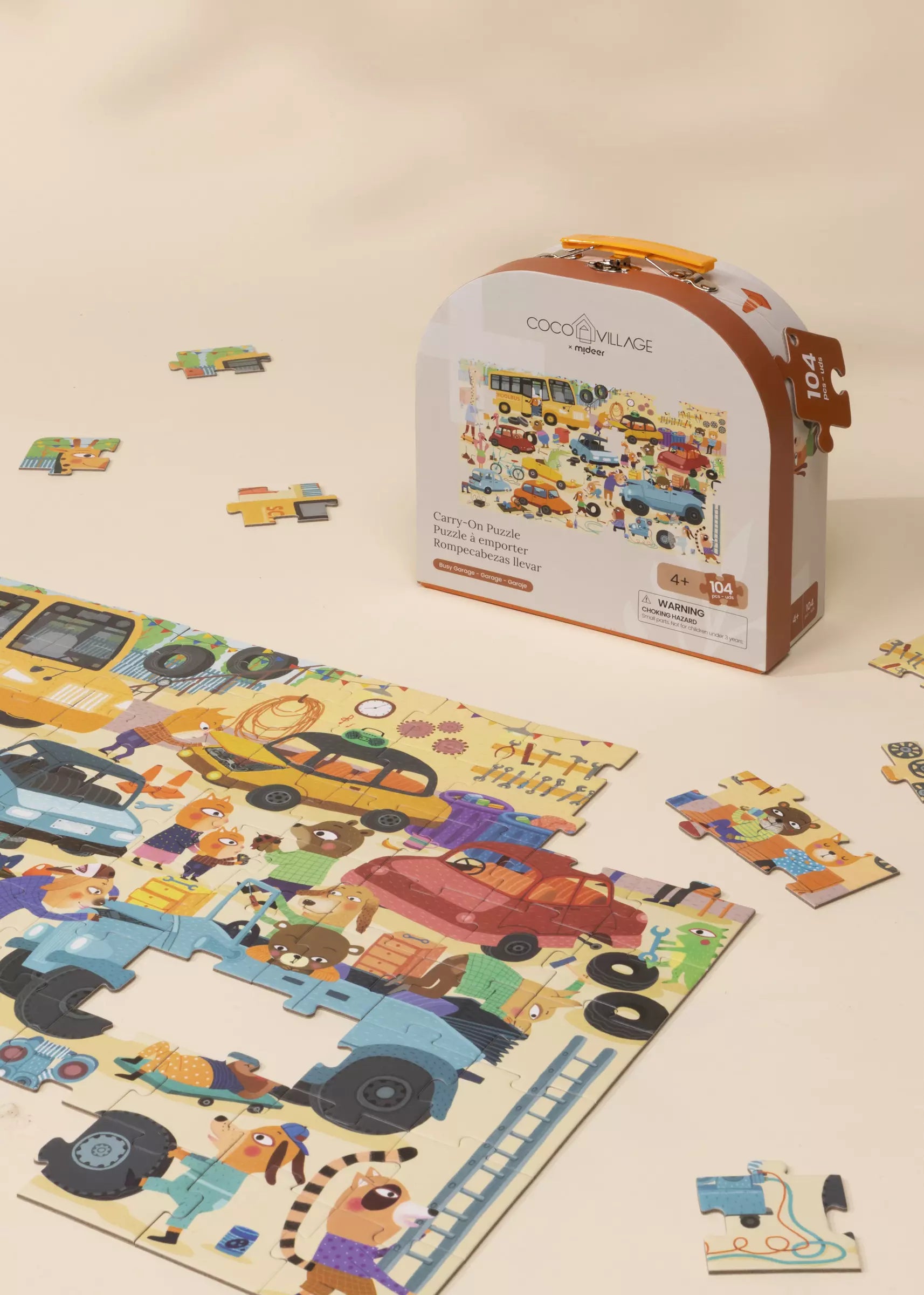 Casse-tête à emporter - Garage - 104 pièces 