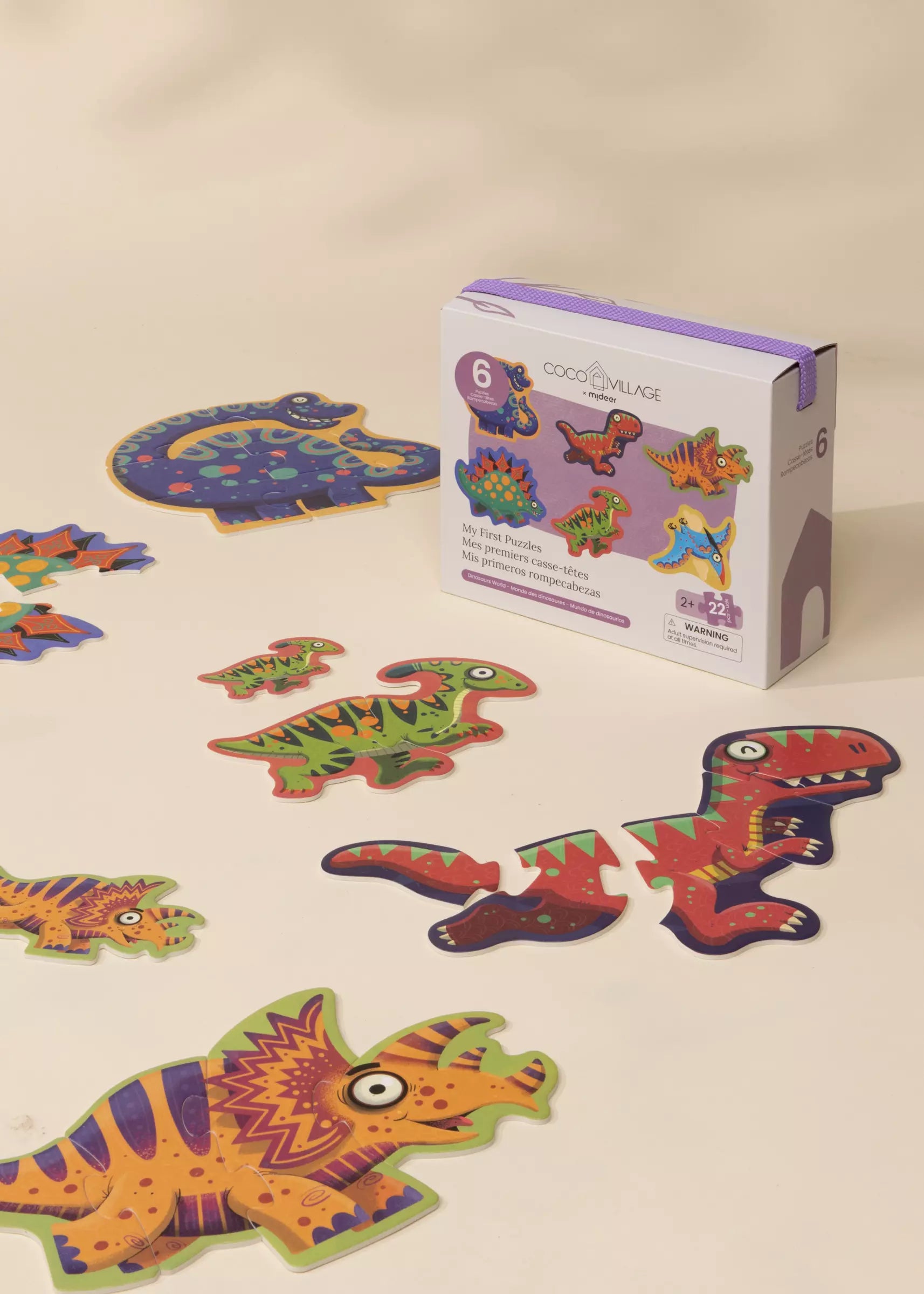 My First Puzzles - Dinosaurs World (6 puzzles)