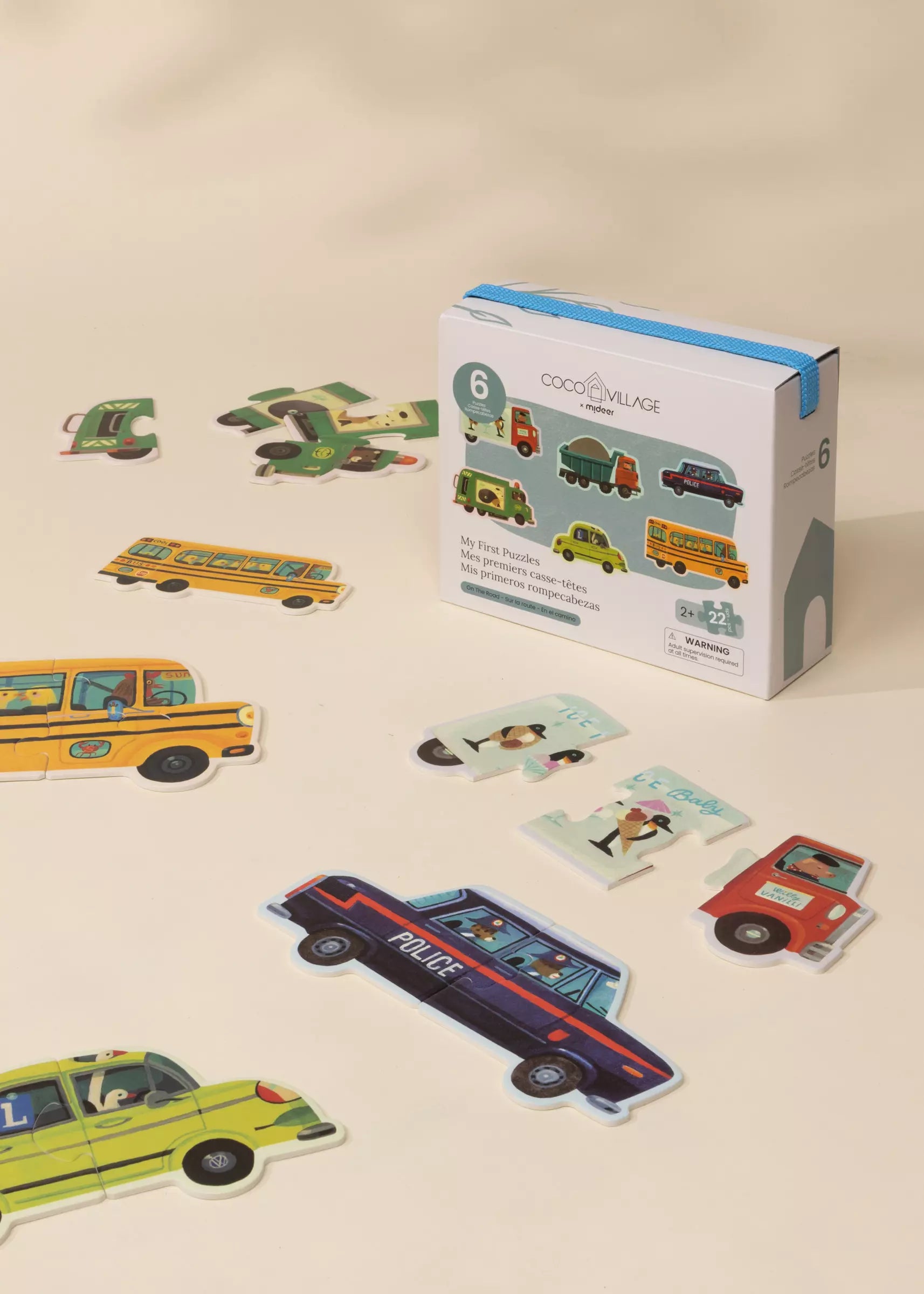 My first Puzzles - On the Road (6 puzzles)